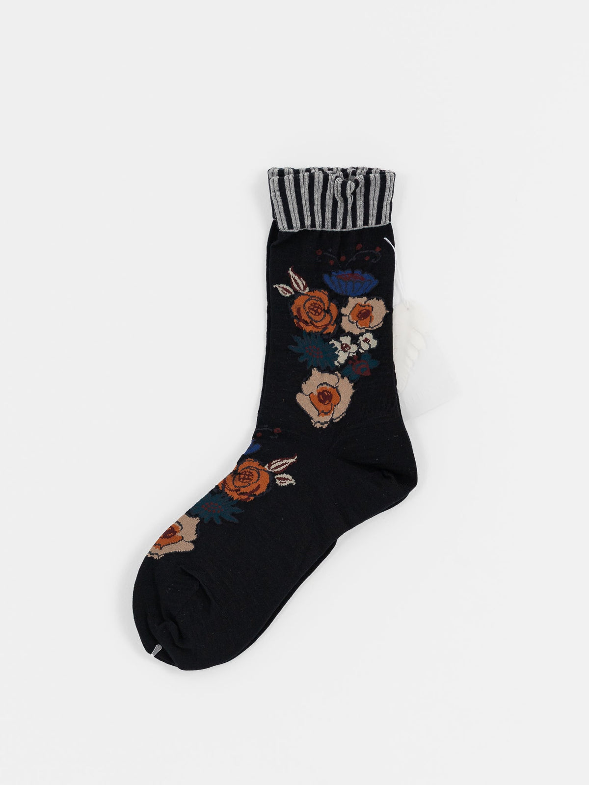 Antipast Cokrico Flower Socks in Black - ANTIPAST at Worthwhile - shop SOCK