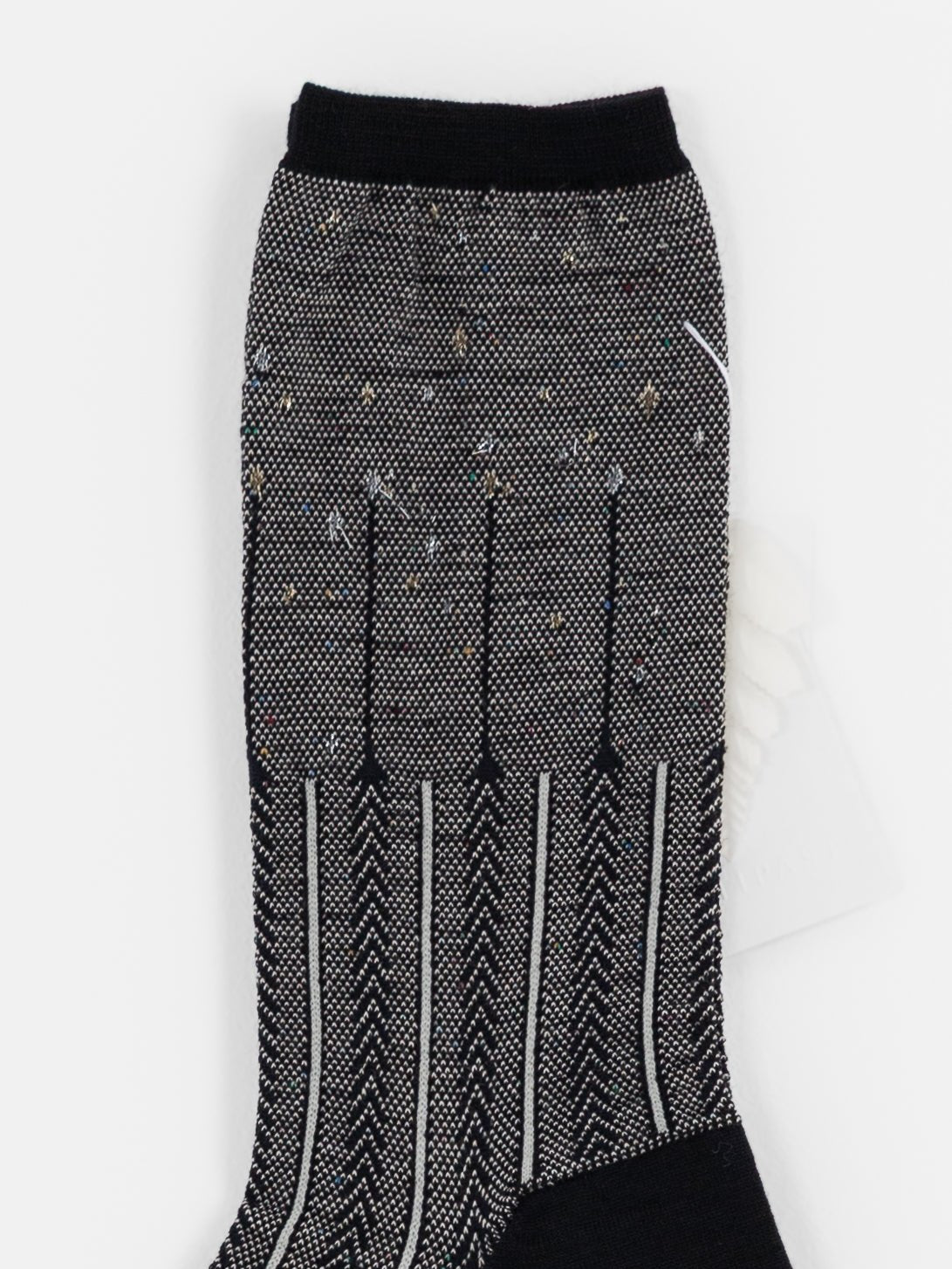 Antipast Herringbone Socks in Black - ANTIPAST at Worthwhile - shop SOCK