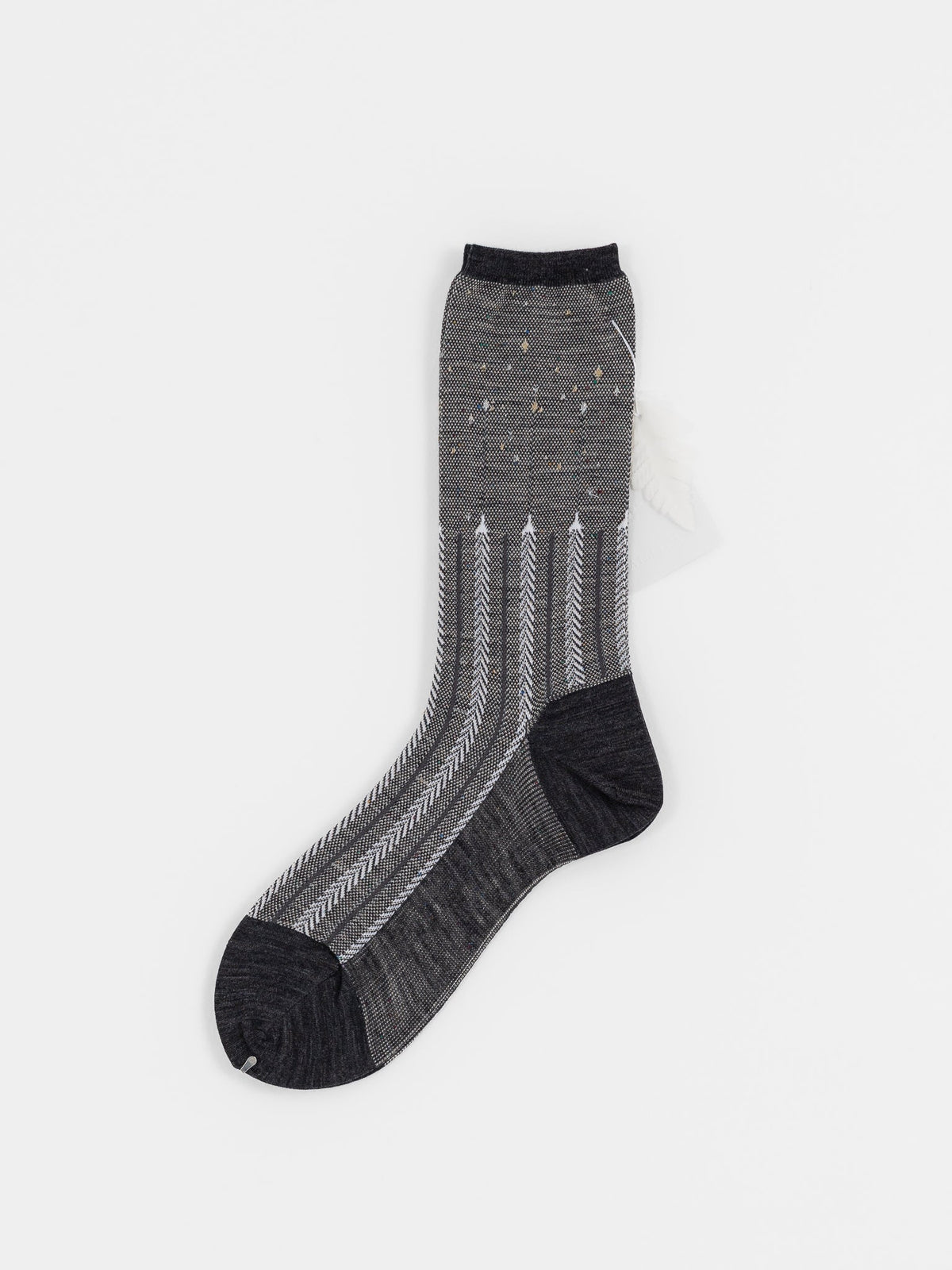 Antipast Herringbone Socks in Grey - ANTIPAST at Worthwhile - shop SOCK