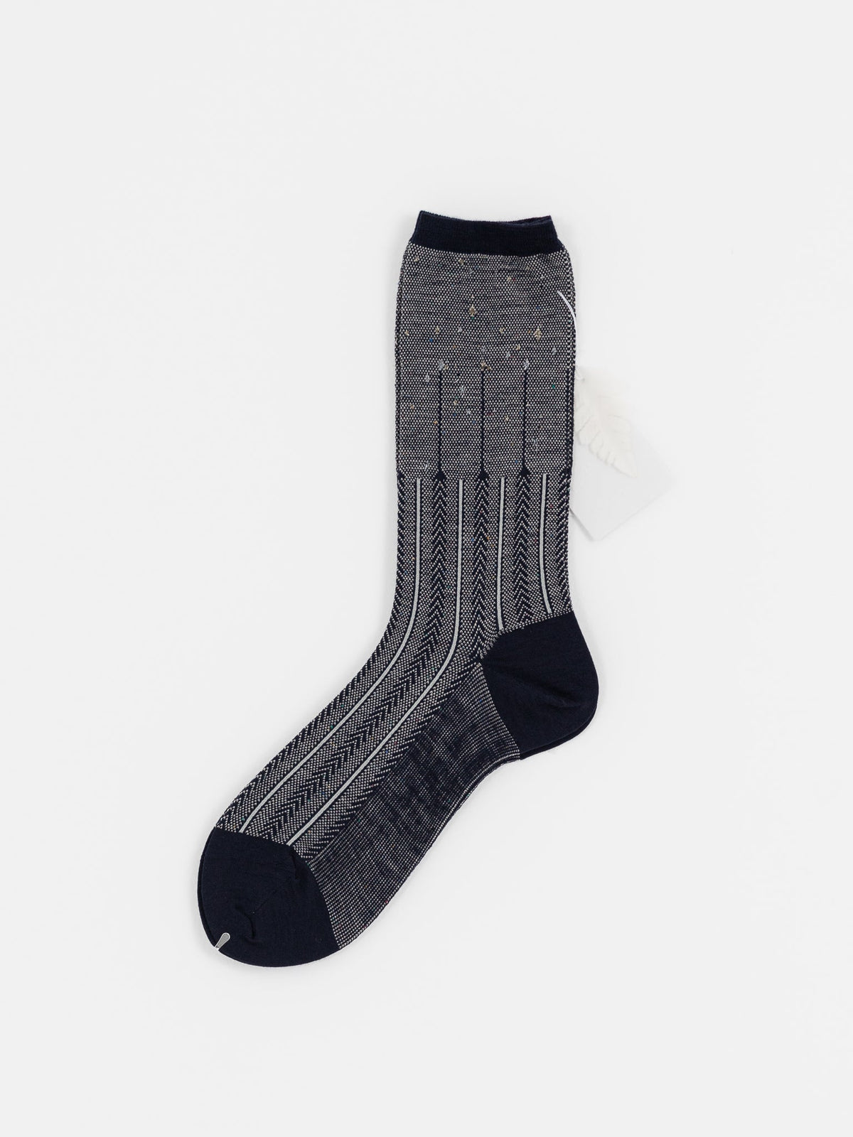 Antipast Herringbone Socks in Navy - ANTIPAST at Worthwhile - shop SOCK