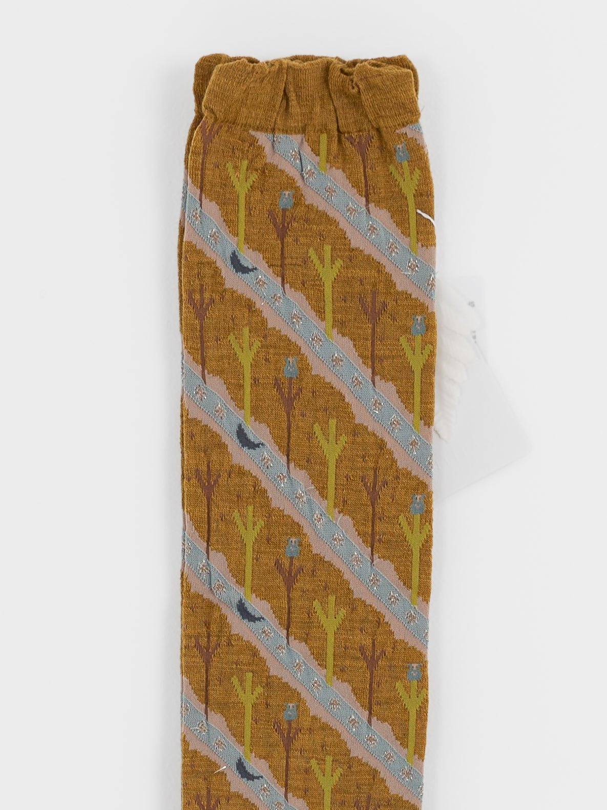 Antipast Owl House High Socks in Mustard - ANTIPAST at Worthwhile - shop SOCK