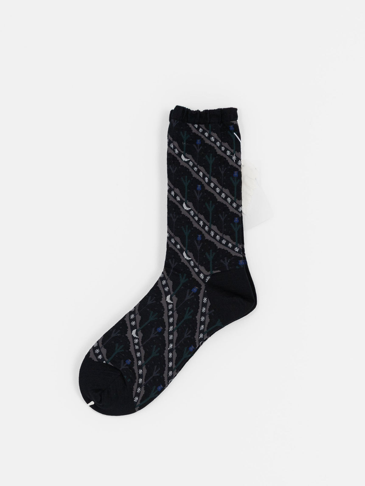 Antipast Owl House Socks in Black - ANTIPAST at Worthwhile - shop SOCK