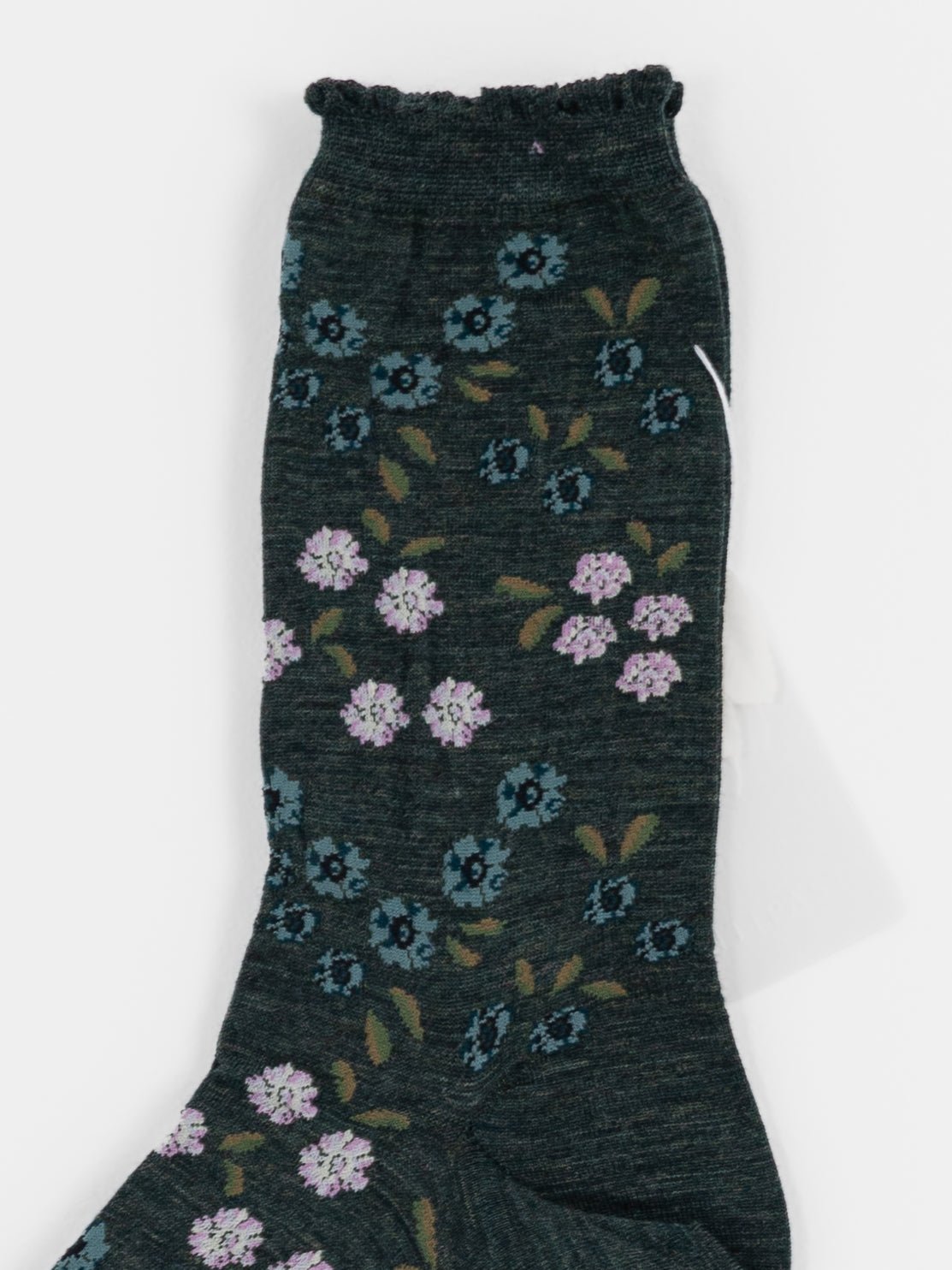 Antipast Tiny Flowers Socks in Green - ANTIPAST at Worthwhile - shop SOCK