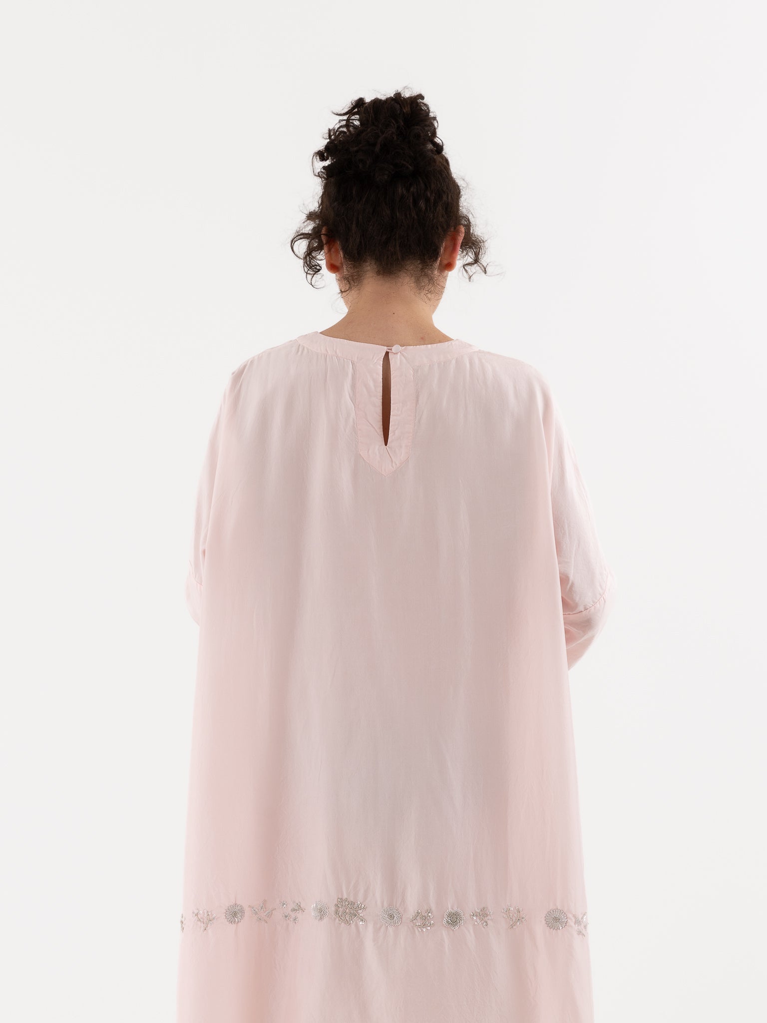 AODRESS Horizon Side Patch Dress in Rose Quartz - AODRESS at Worthwhile - shop DRESS
