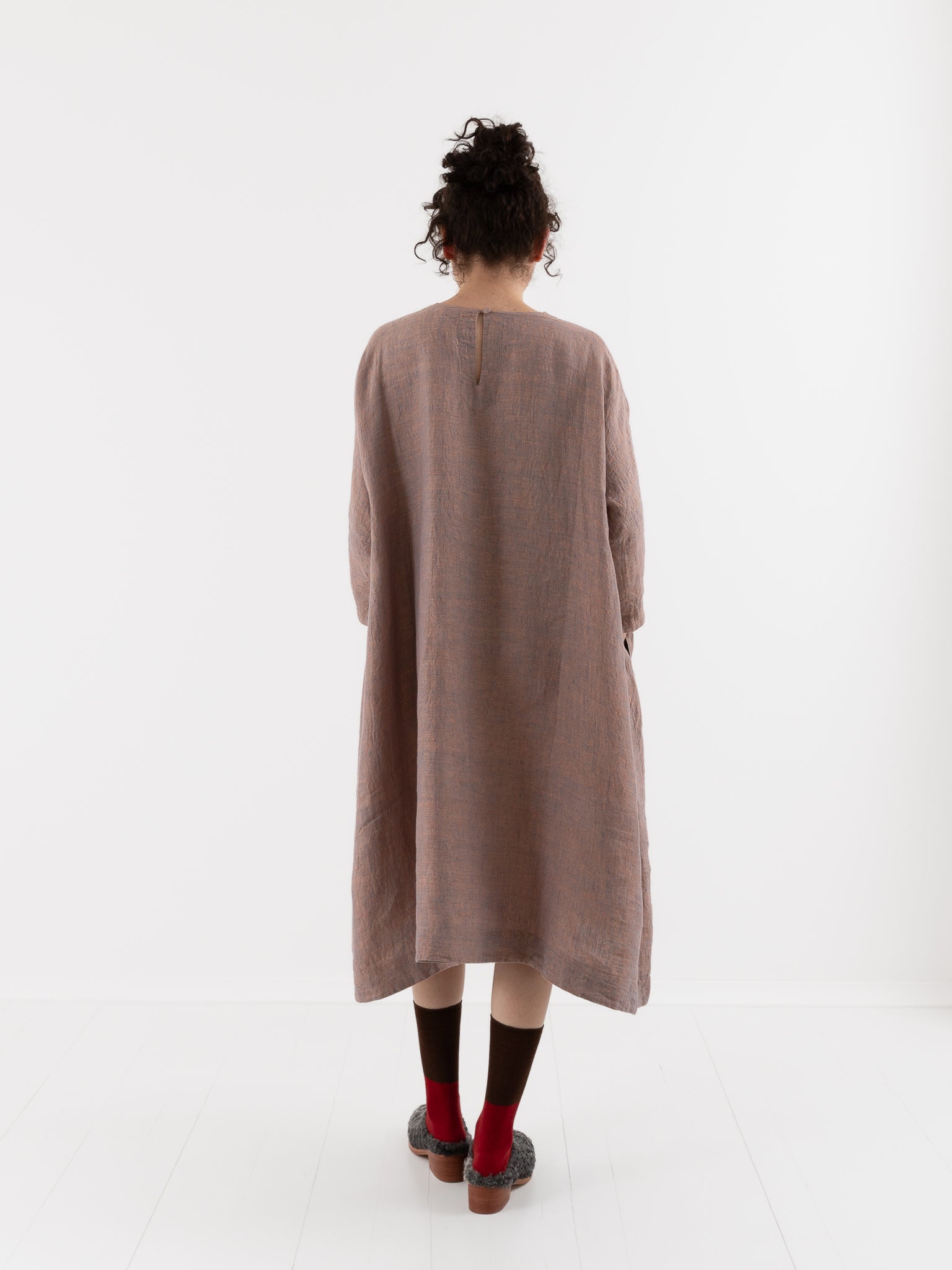 AODRESS Northan Sun Flowers Dress No. 17 in Raat Sunrise - AODRESS at Worthwhile - shop DRESS