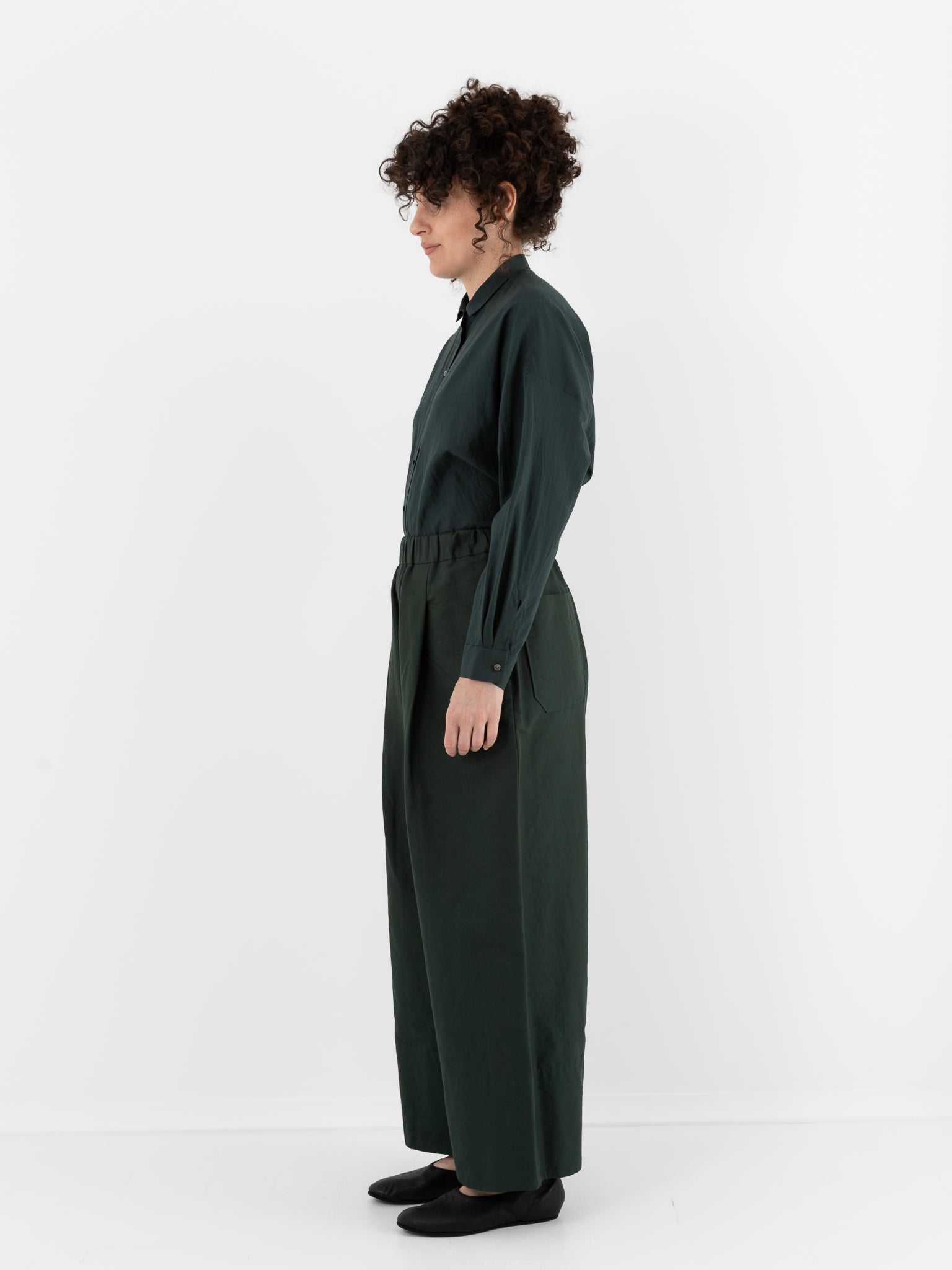 Arts & Science Pajama Long Pants in Dark Forest Green - ARTS & SCIENCE at Worthwhile - shop PANT