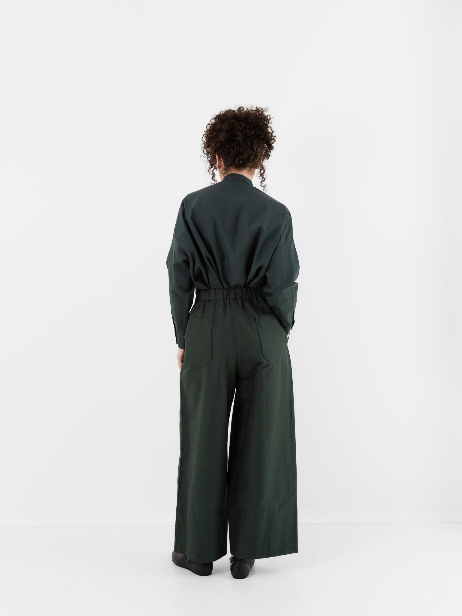 Arts & Science Pajama Long Pants in Dark Forest Green - ARTS & SCIENCE at Worthwhile - shop PANT