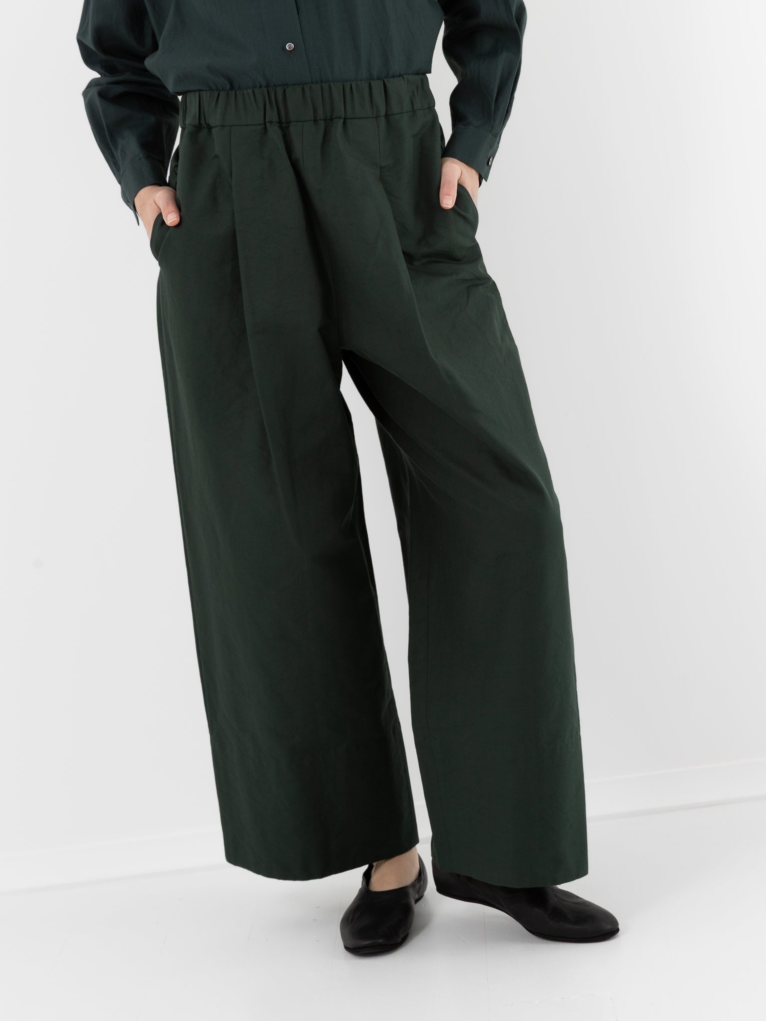 Arts & Science Pajama Long Pants in Dark Forest Green - ARTS & SCIENCE at Worthwhile - shop PANT