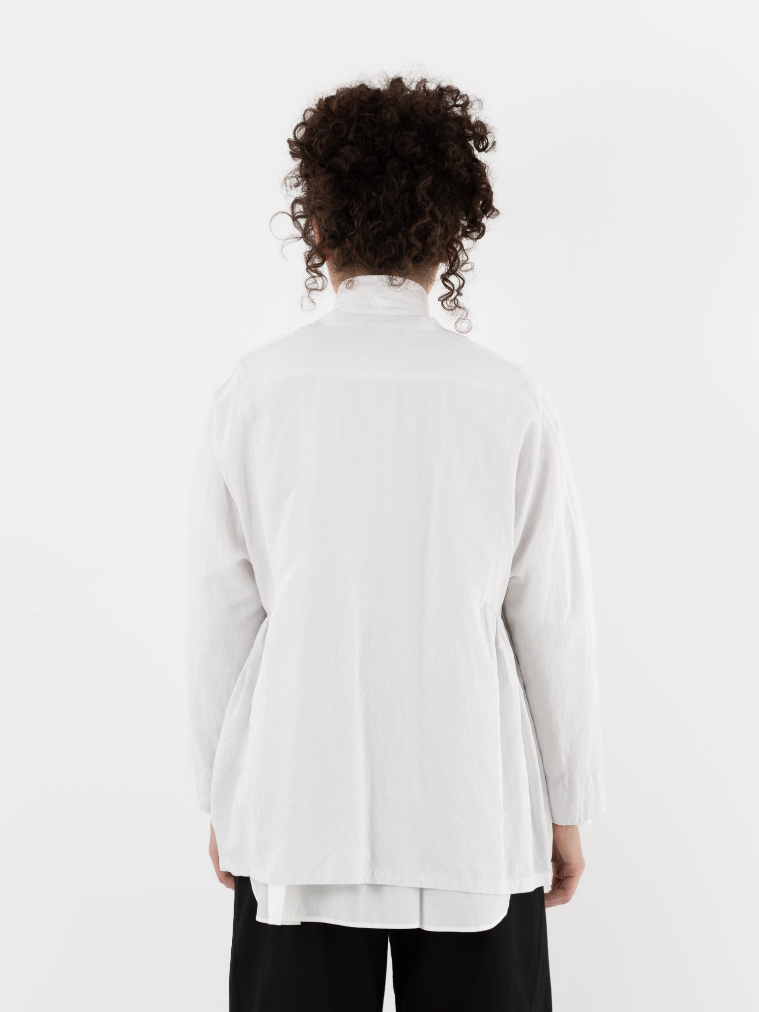 Arts & Science Side Gather Blouse in Vintage White - ARTS & SCIENCE at Worthwhile - shop TOP