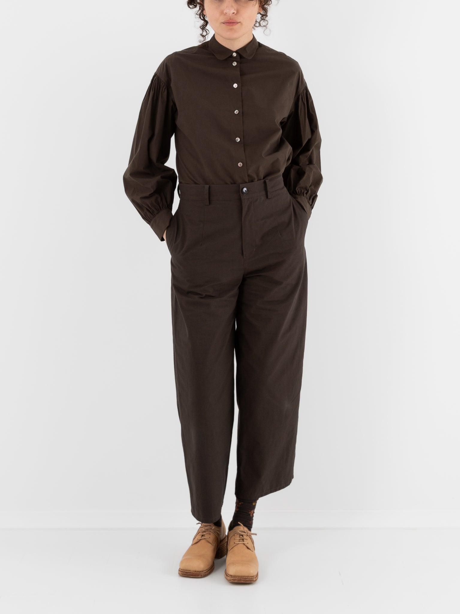 Arts & Science Bulky Chinos Pants in Brown - ARTS & SCIENCE at Worthwhile - shop PANT