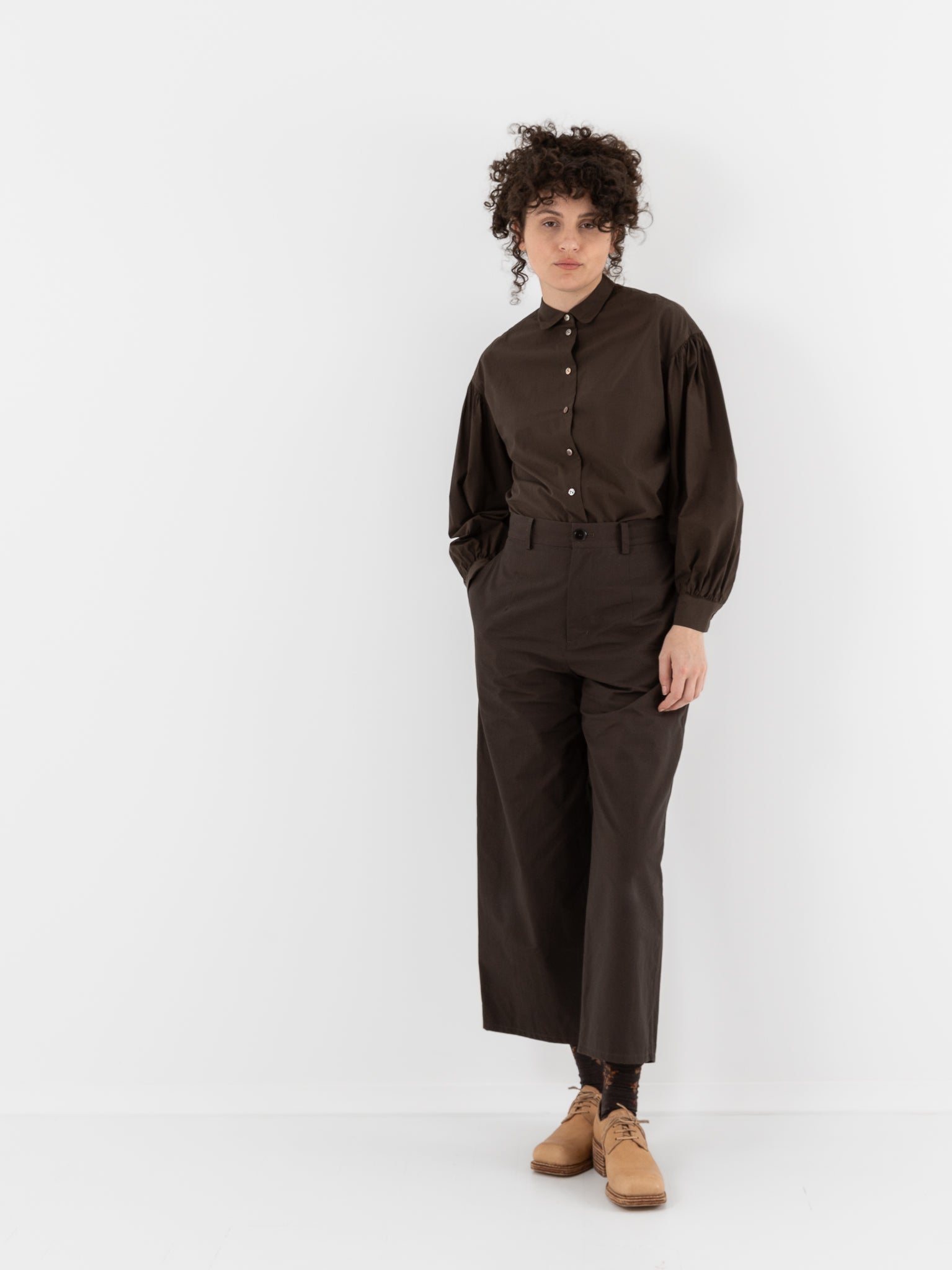 Arts & Science Bulky Chinos Pants in Brown - ARTS & SCIENCE at Worthwhile - shop PANT