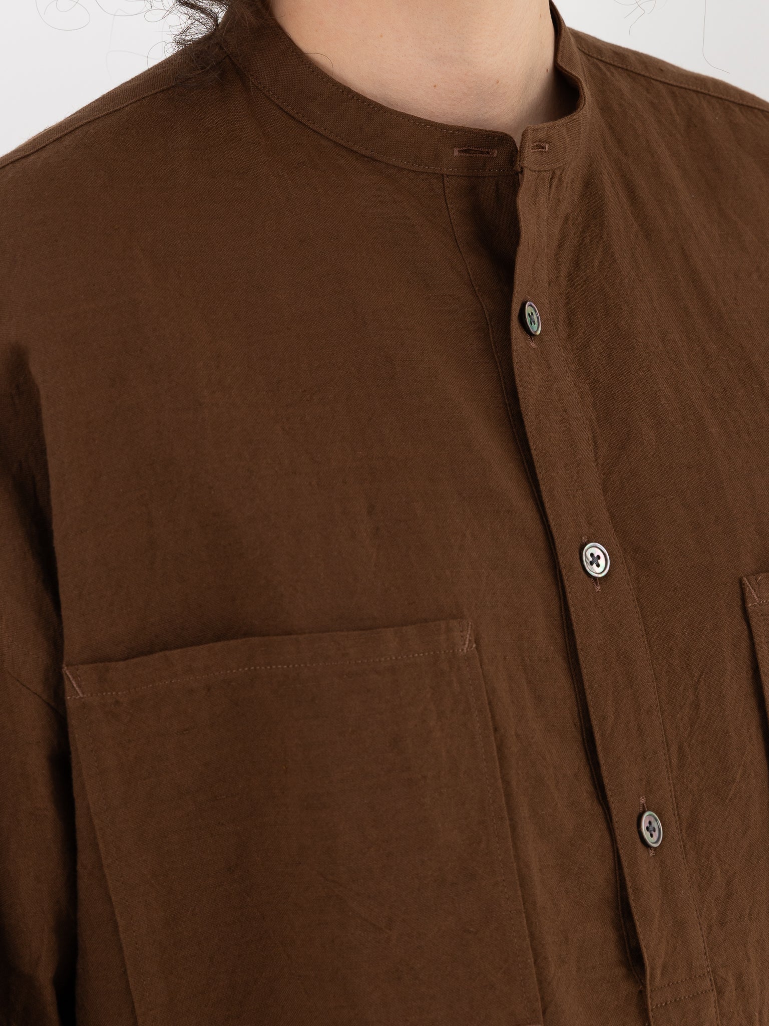 Arts & Science Lartigue Pullover Shirt in Light Brown - ARTS & SCIENCE at Worthwhile - shop TOP