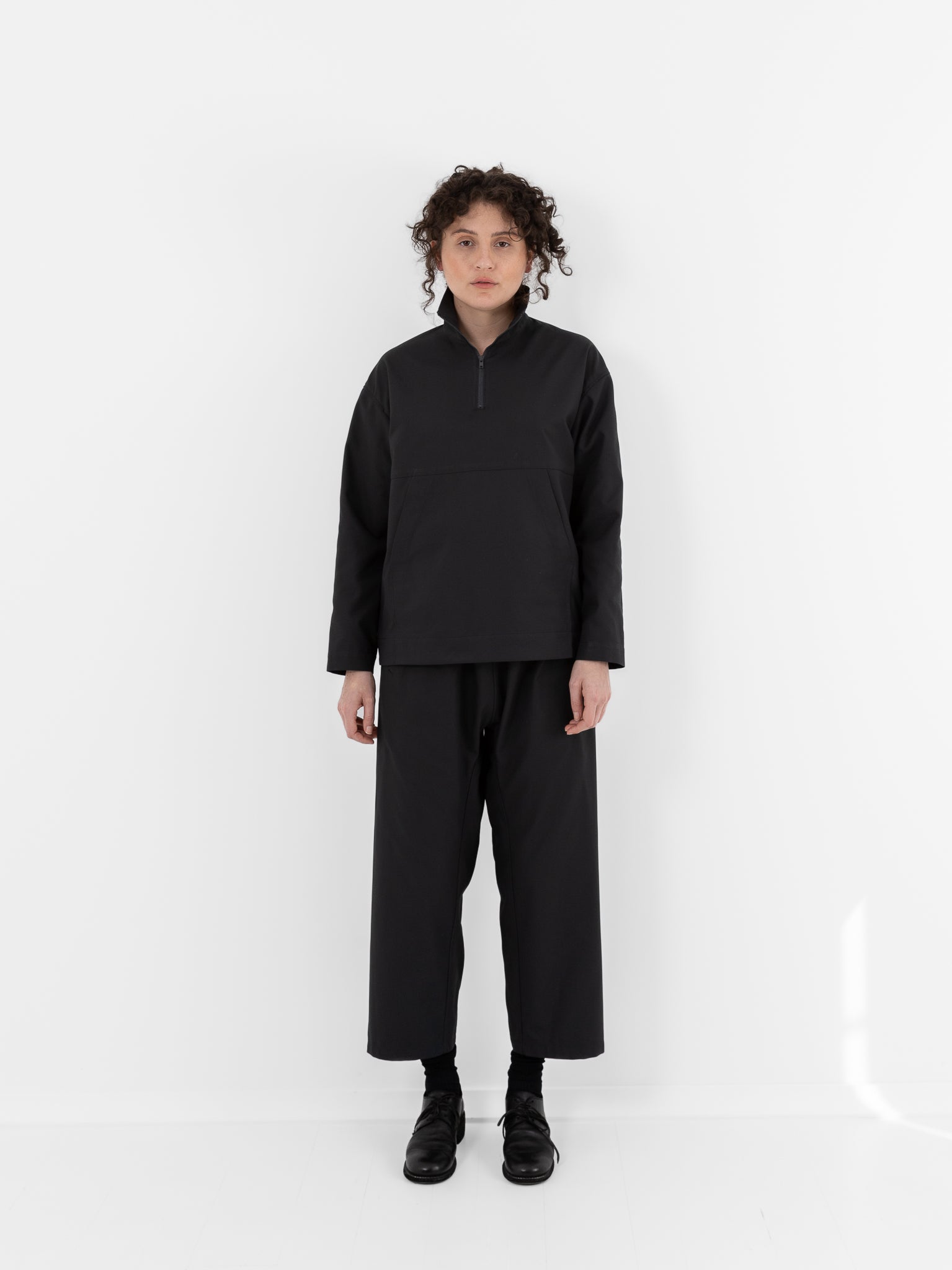 Arts & Science Mountain Pullover Shirt in Vintage Black - ARTS & SCIENCE at Worthwhile - shop TOP