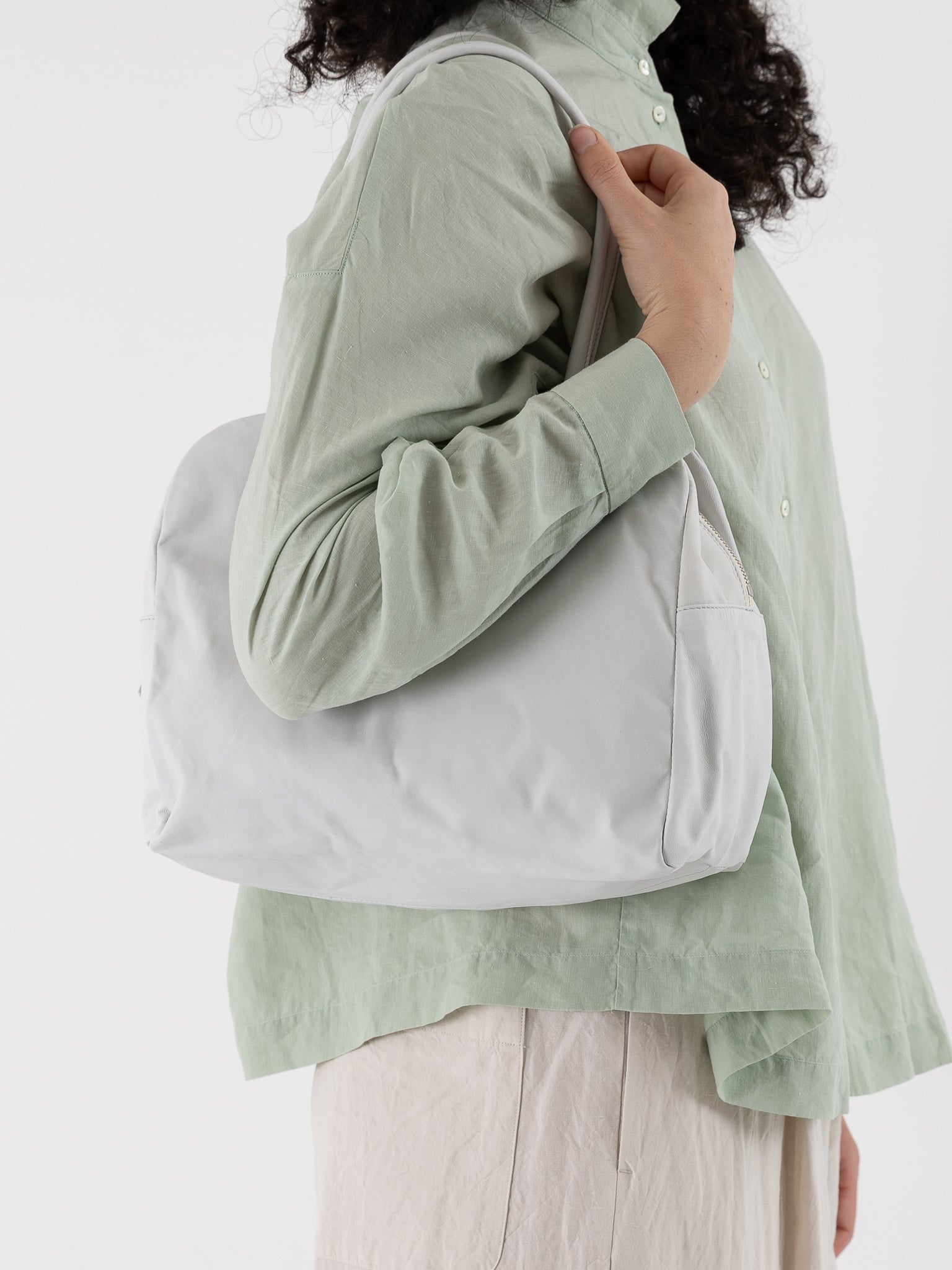 Arts & Science Square Box Medium School Bag in Off White - ARTS & SCIENCE at Worthwhile - shop BAG