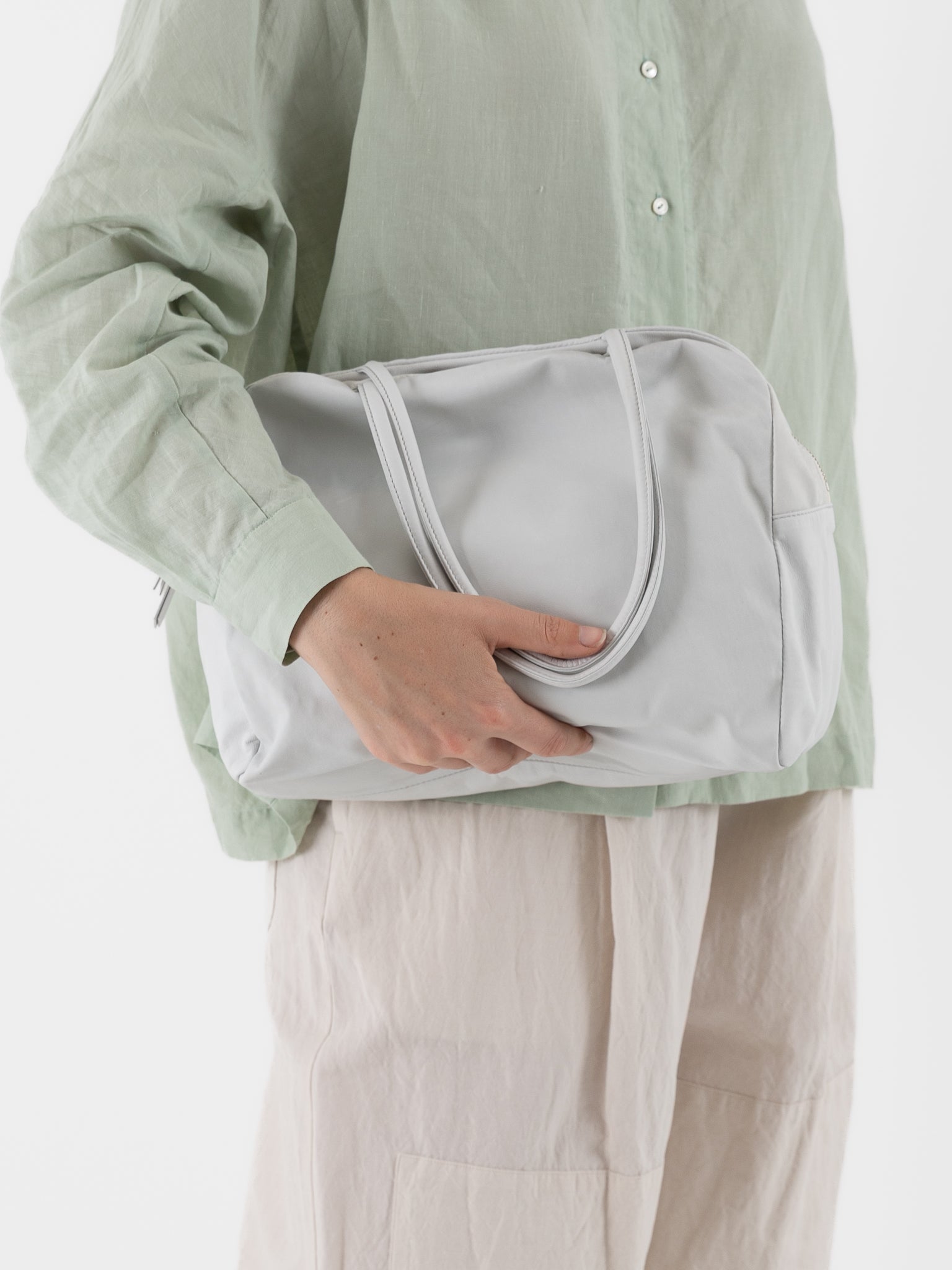 Arts & Science Square Box Medium School Bag in Off White - ARTS & SCIENCE at Worthwhile - shop BAG