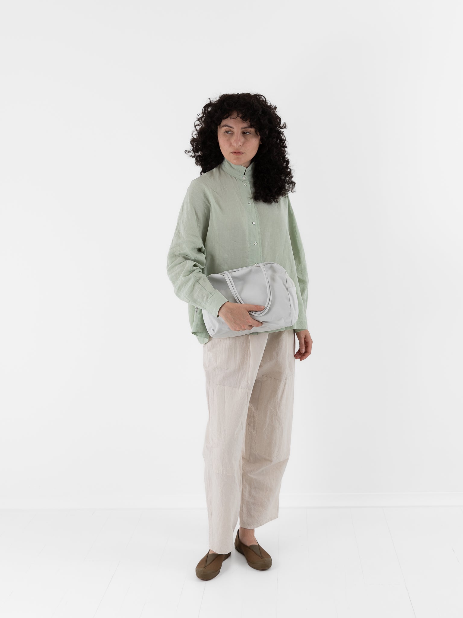 Arts & Science Square Box Medium School Bag in Off White - ARTS & SCIENCE at Worthwhile - shop BAG