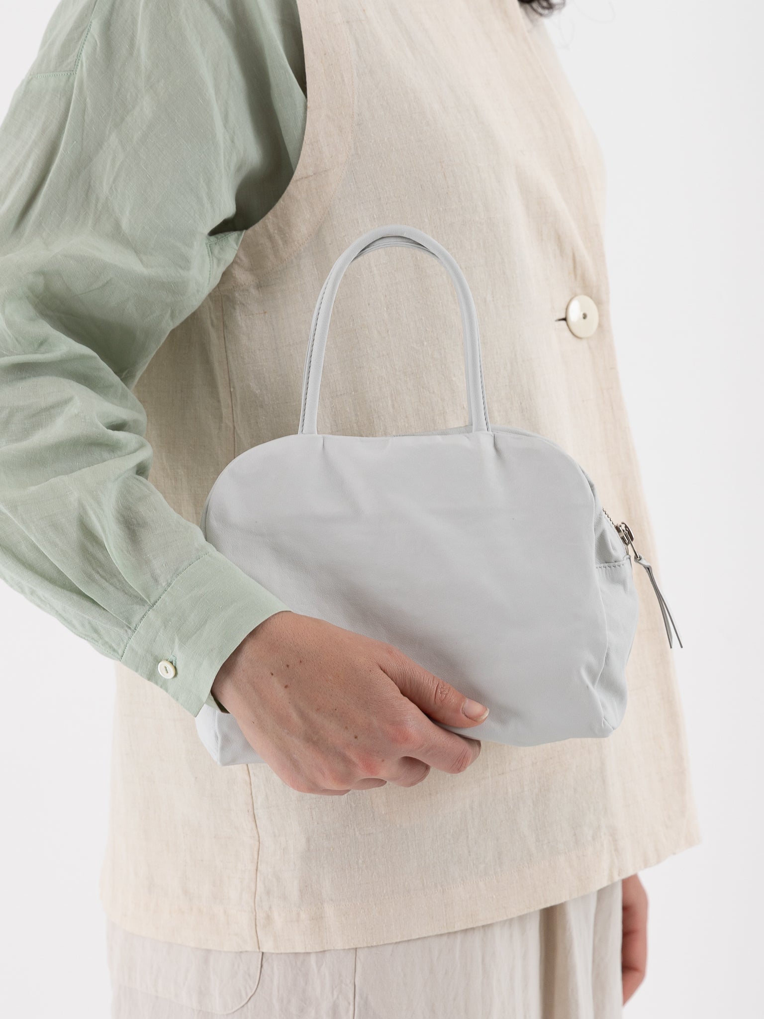 Arts & Science Square Box Small School Bag in Off White - ARTS & SCIENCE at Worthwhile - shop BAG