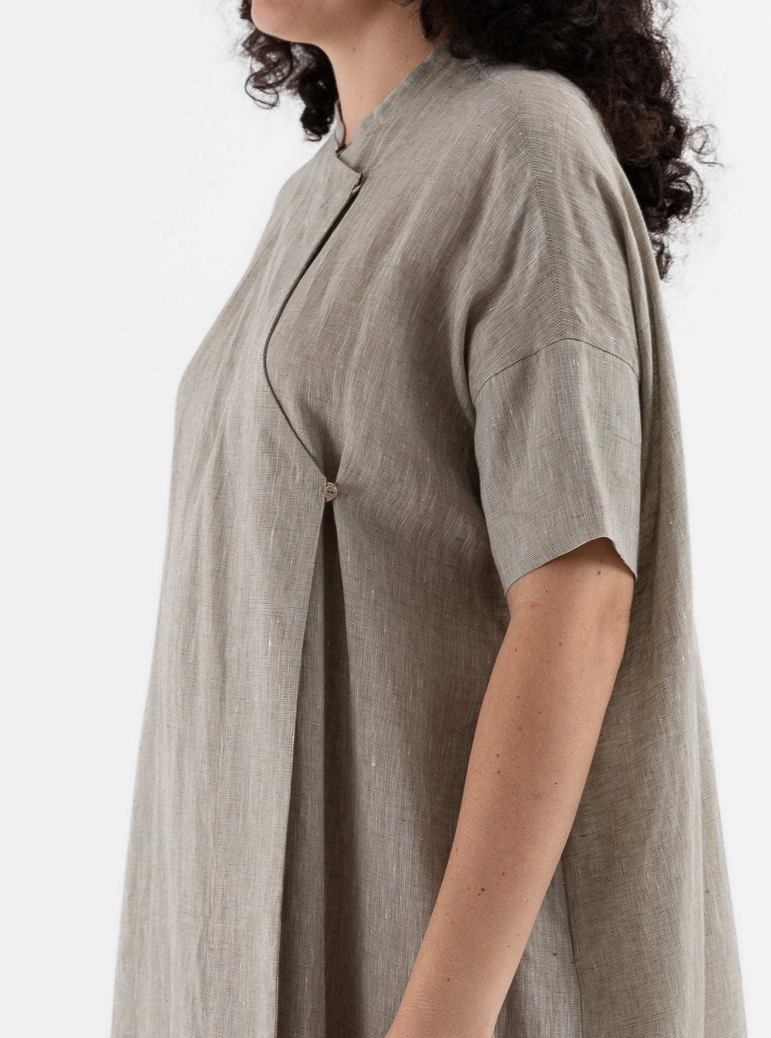 Arts & Science Ethnic Wrap Dress in Vintage Light Green - ARTS & SCIENCE at Worthwhile - shop DRESS
