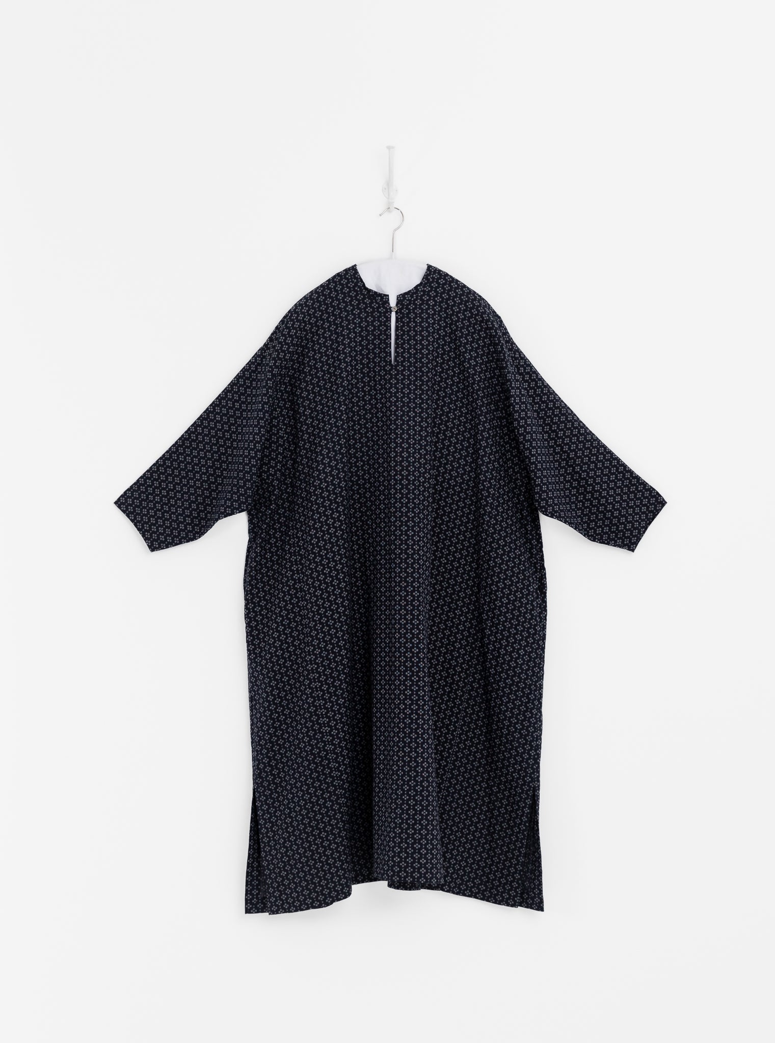 Arts & Science Ethnic Line Dress in Dark Navy - ARTS & SCIENCE at Worthwhile - shop DRESS