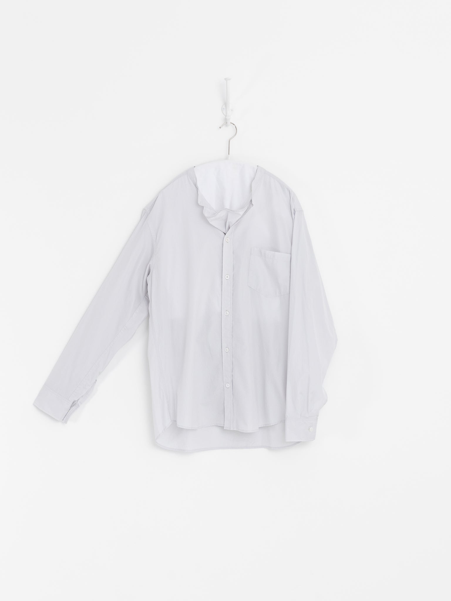 Arts & Science Fake shirt in Pale Grey - ARTS & SCIENCE at Worthwhile - shop TOP