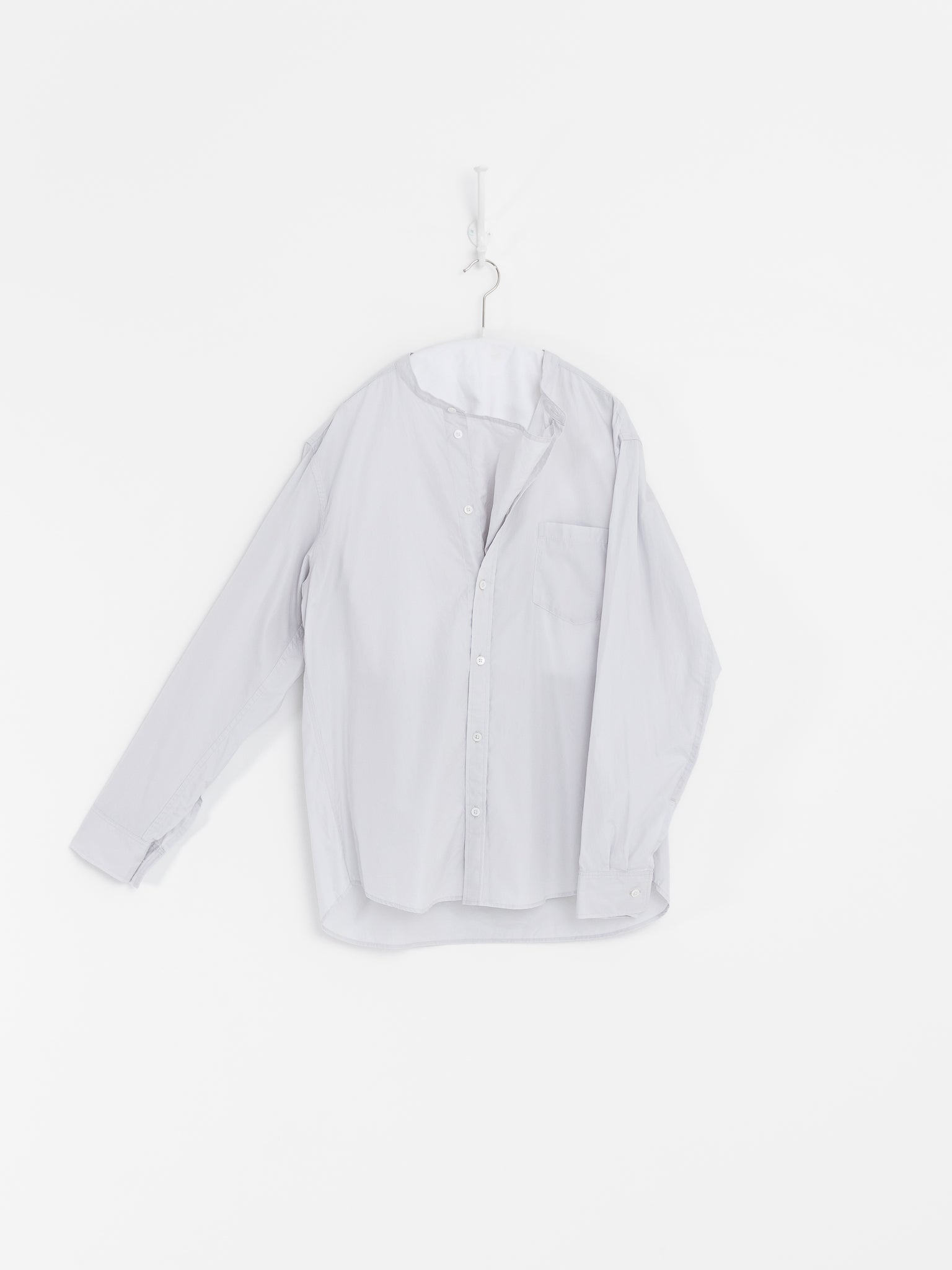 Arts & Science Fake shirt in Pale Grey - ARTS & SCIENCE at Worthwhile - shop TOP