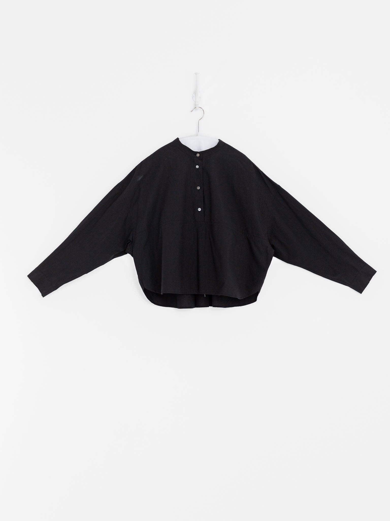 Arts & Science Big Yoke Shirt in Black - ARTS & SCIENCE at Worthwhile - shop TOP