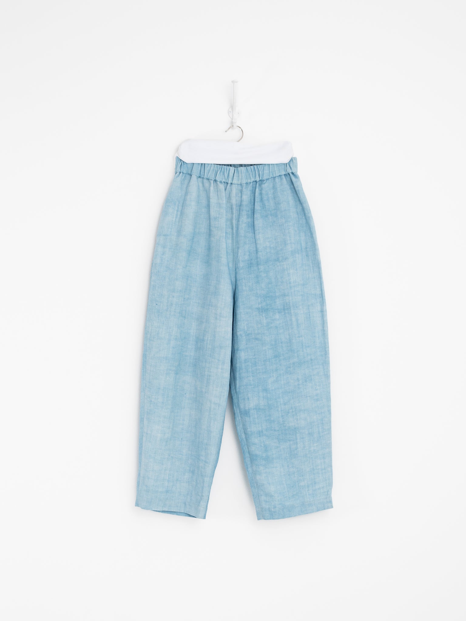 Arts & Science Easy Pants in Ryukyu Ai Blue - ARTS & SCIENCE at Worthwhile - shop PANT