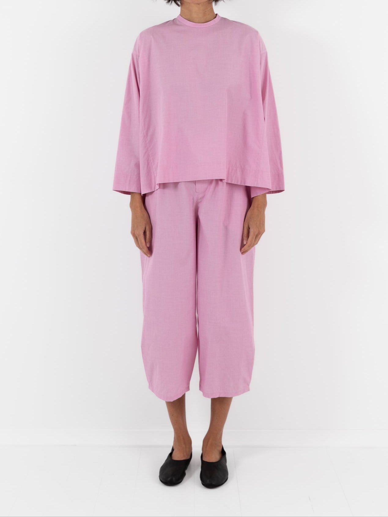 Arts & Science Stitch Belt Gather Pants in Pink - ARTS & SCIENCE at Worthwhile - shop PANT