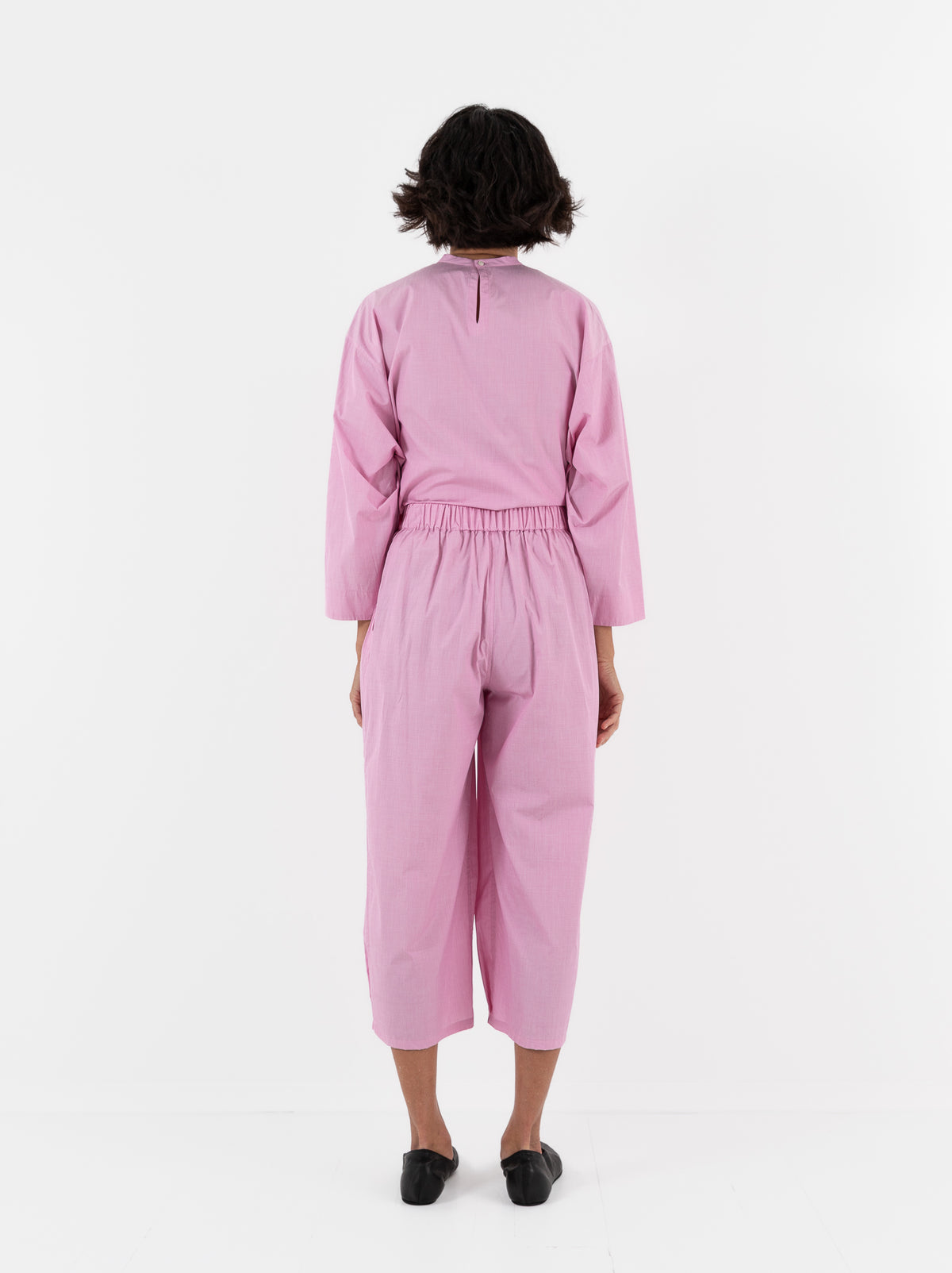 Arts & Science Stitch Belt Gather Pants in Pink - ARTS & SCIENCE at Worthwhile - shop PANT