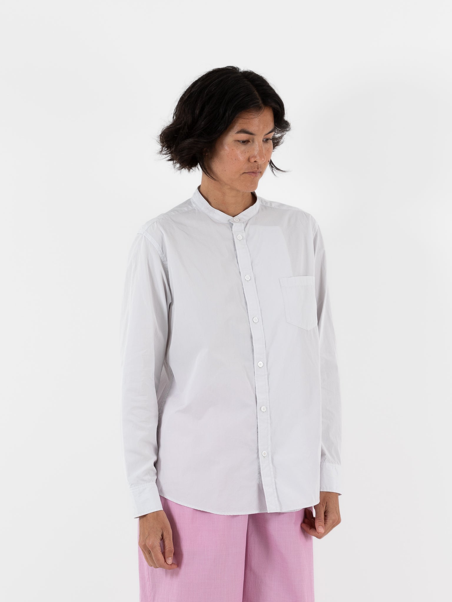 Arts & Science Fake shirt in Pale Grey - ARTS & SCIENCE at Worthwhile - shop TOP