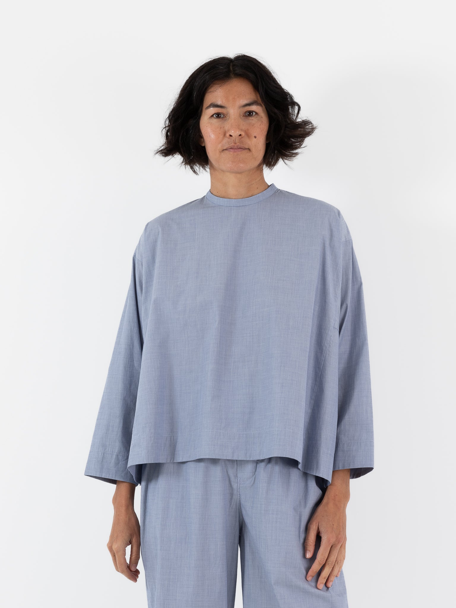 Arts & Science Tent Line top in Blue - ARTS & SCIENCE at Worthwhile - shop TOP