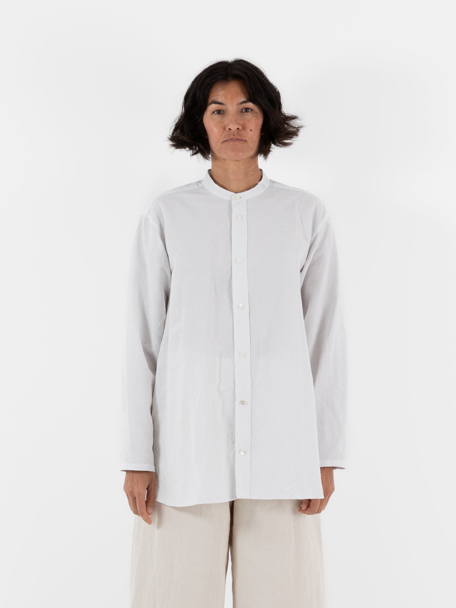 Arts & Science Short Night Shirt in Vintage White - ARTS & SCIENCE at Worthwhile - shop TOP