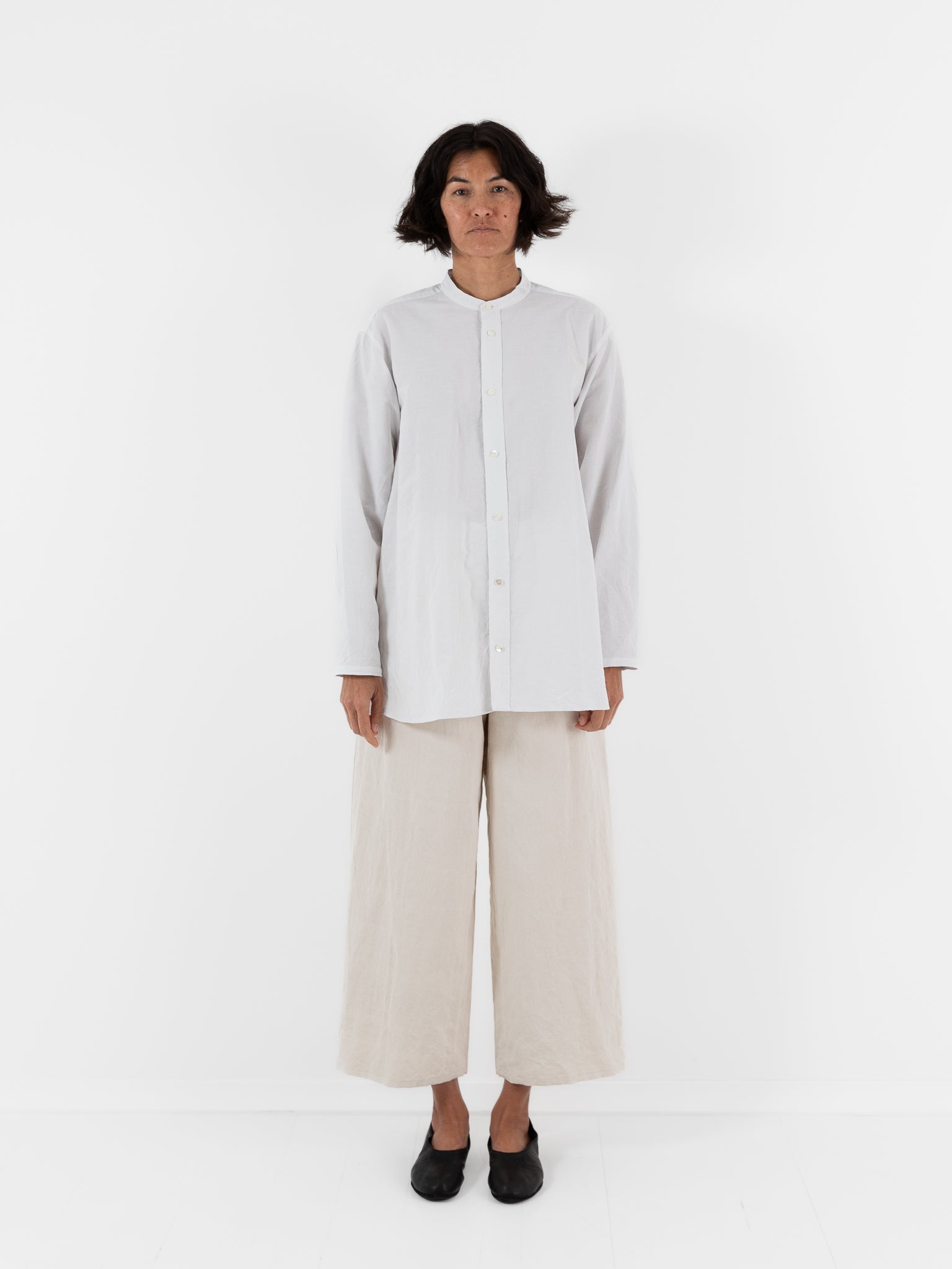 Arts & Science Short Night Shirt in Vintage White - ARTS & SCIENCE at Worthwhile - shop TOP