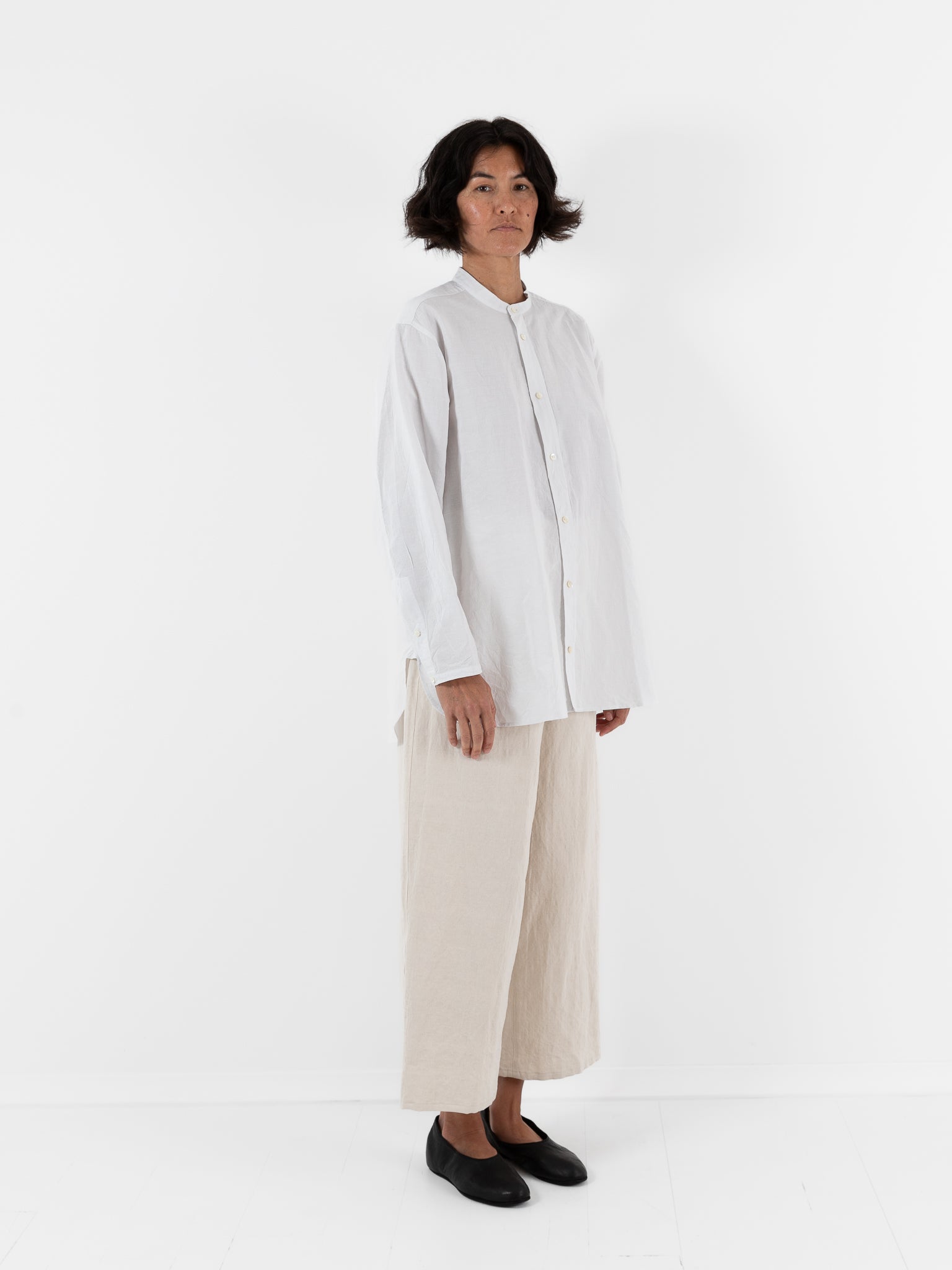 Arts & Science Short Night Shirt in Vintage White - ARTS & SCIENCE at Worthwhile - shop TOP