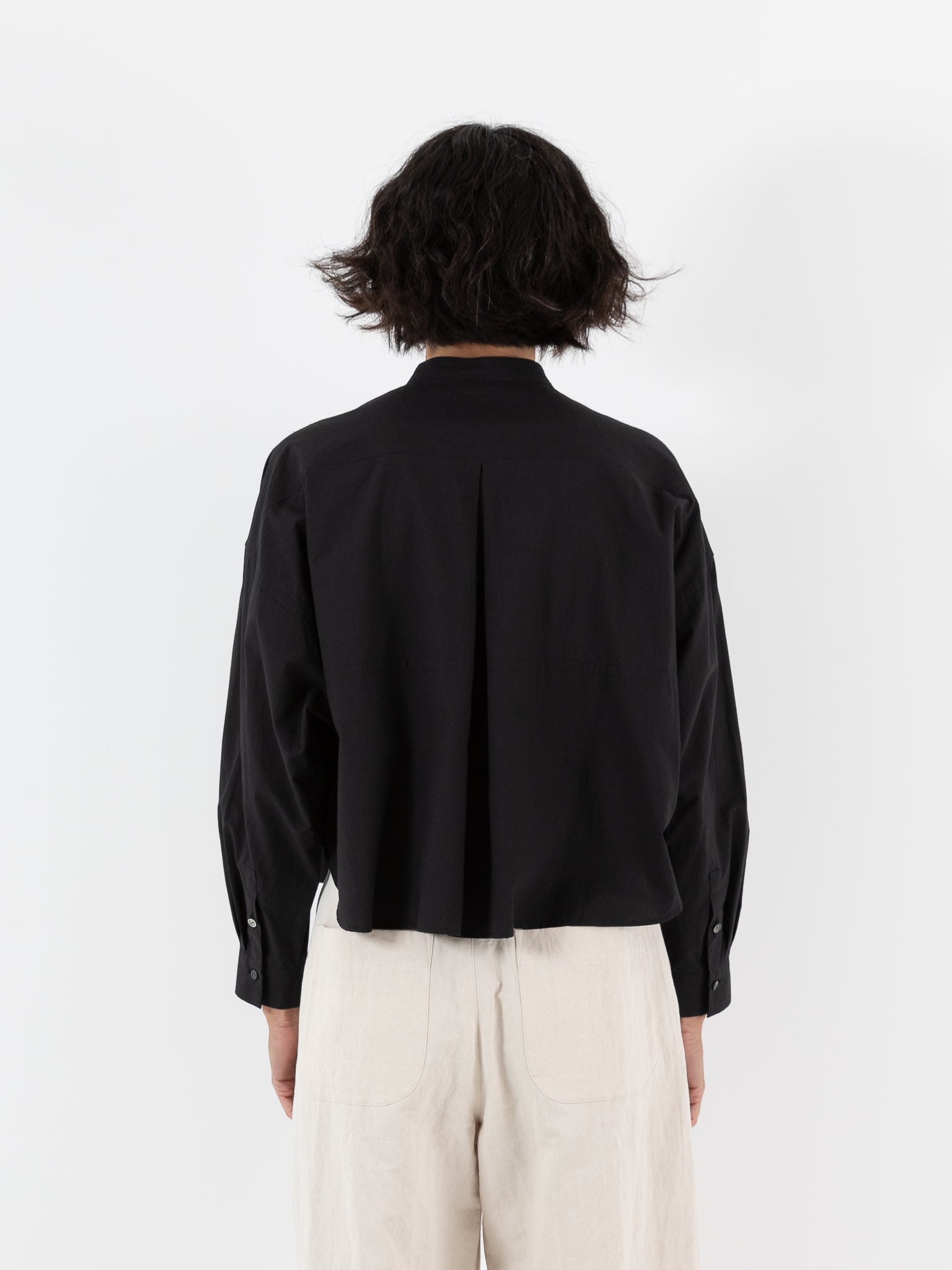 Arts & Science Big Yoke Shirt in Black - ARTS & SCIENCE at Worthwhile - shop TOP