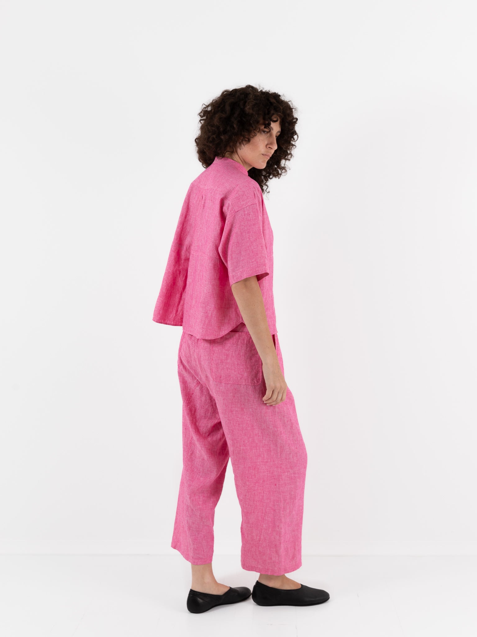 Arts & Science Ethnic Pants Wide in Fuchsia Pink - ARTS & SCIENCE at Worthwhile - shop PANT