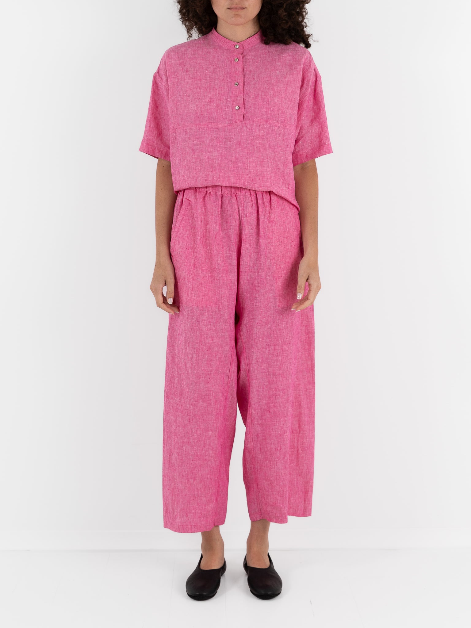 Arts & Science Ethnic Pants Wide in Fuchsia Pink - ARTS & SCIENCE at Worthwhile - shop PANT