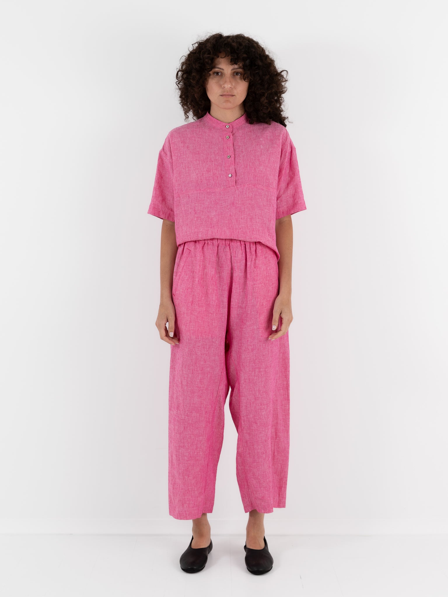 Arts & Science Ethnic Pants Wide in Fuchsia Pink - ARTS & SCIENCE at Worthwhile - shop PANT