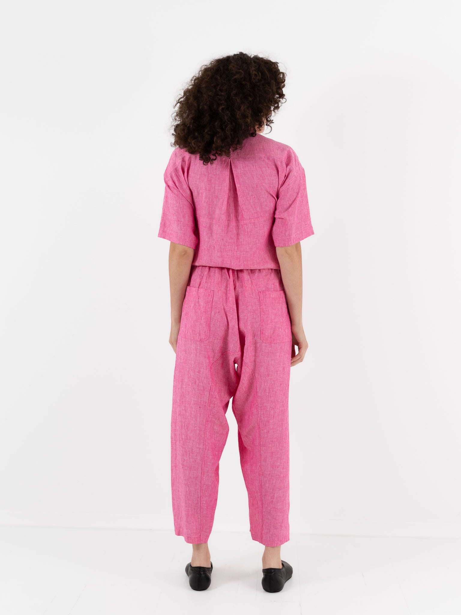 Arts & Science Ethnic Pants Wide in Fuchsia Pink - ARTS & SCIENCE at Worthwhile - shop PANT