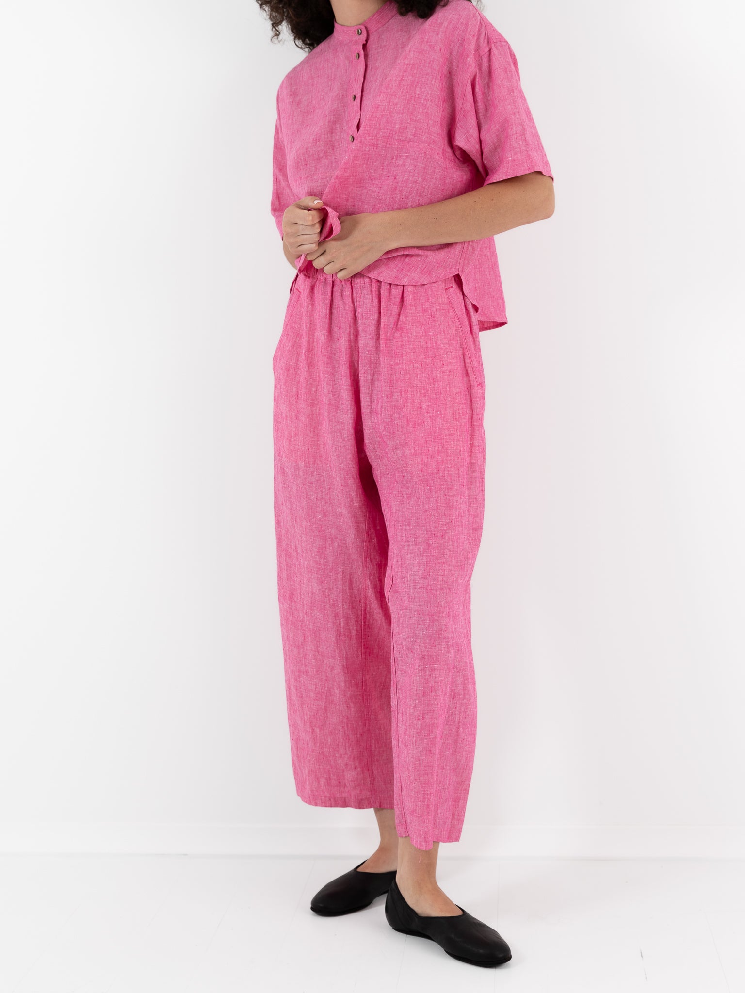 Arts & Science Ethnic Pants Wide in Fuchsia Pink - ARTS & SCIENCE at Worthwhile - shop PANT