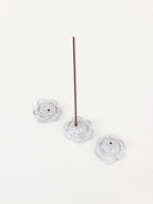 Astier de Villatte Cambridge Rose Incense Holder - ASTIER DE VILLATTE at Worthwhile - shop OBJECTS