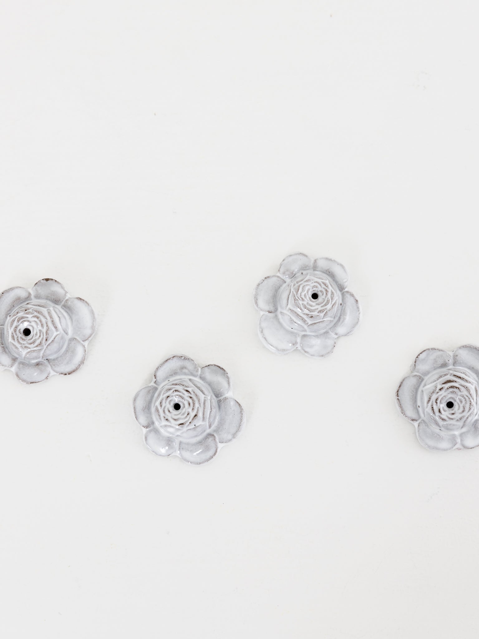 Astier de Villatte Cambridge Rose Incense Holder - ASTIER DE VILLATTE at Worthwhile - shop OBJECTS