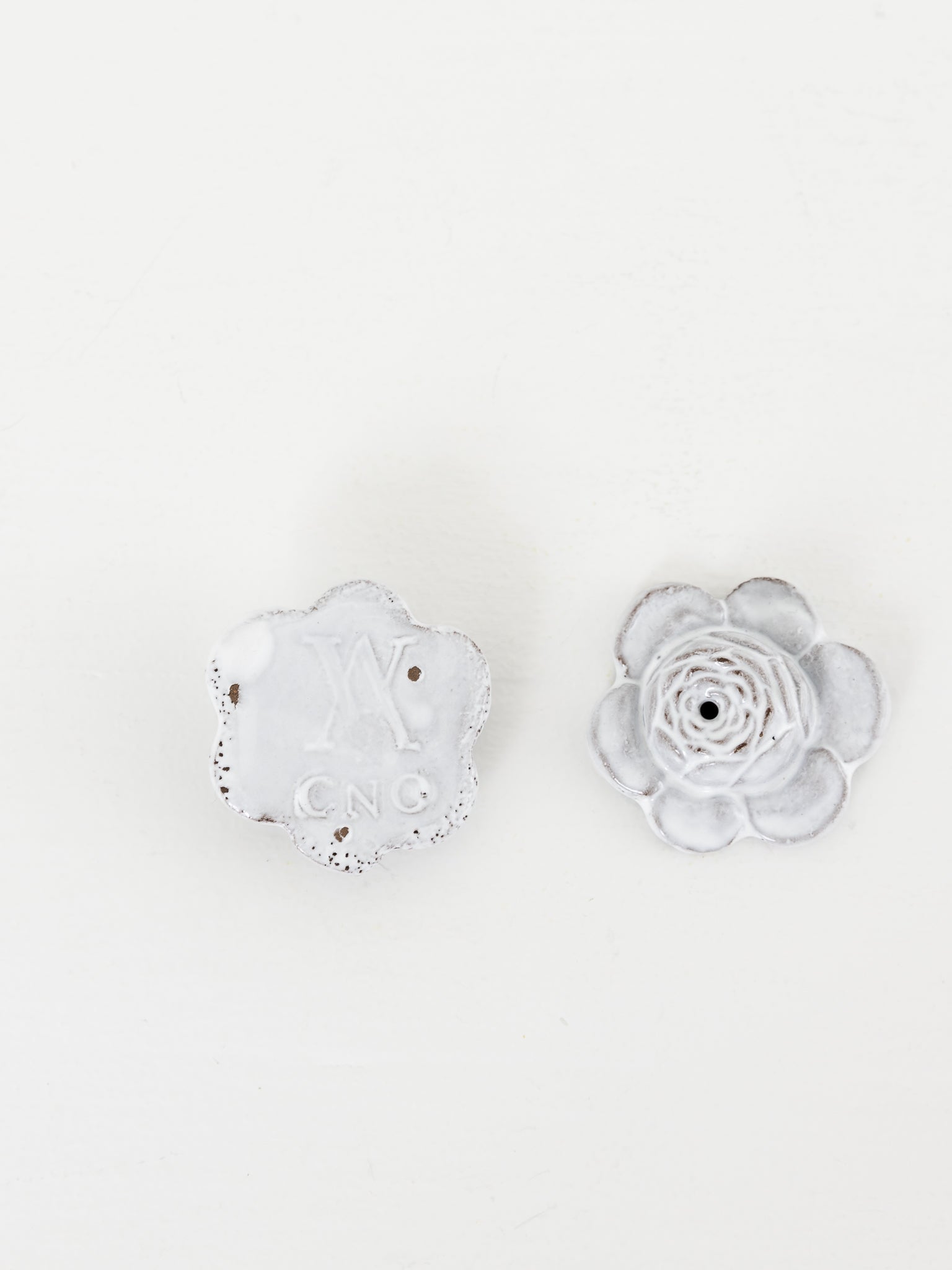 Astier de Villatte Cambridge Rose Incense Holder - ASTIER DE VILLATTE at Worthwhile - shop OBJECTS