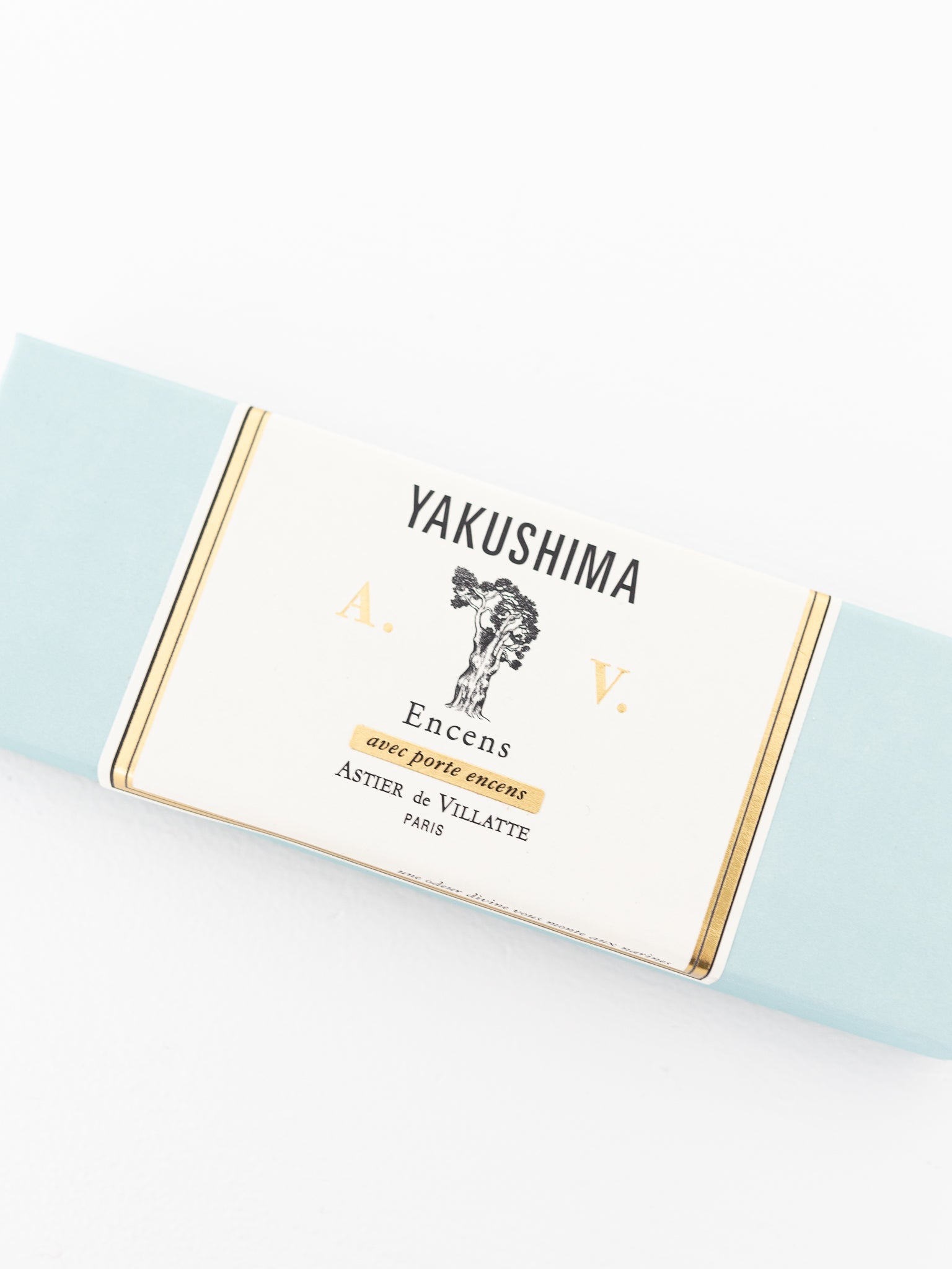 Astier de Villatte Yakushima Incense with Ceramic Flower Holder - ASTIER DE VILLATTE at Worthwhile - shop OBJECTS