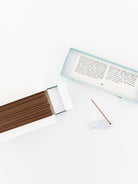 Astier de Villatte Yakushima Incense with Ceramic Flower Holder - ASTIER DE VILLATTE at Worthwhile - shop OBJECTS