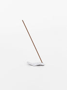 Astier de Villatte Yakushima Incense with Ceramic Flower Holder - ASTIER DE VILLATTE at Worthwhile - shop OBJECTS