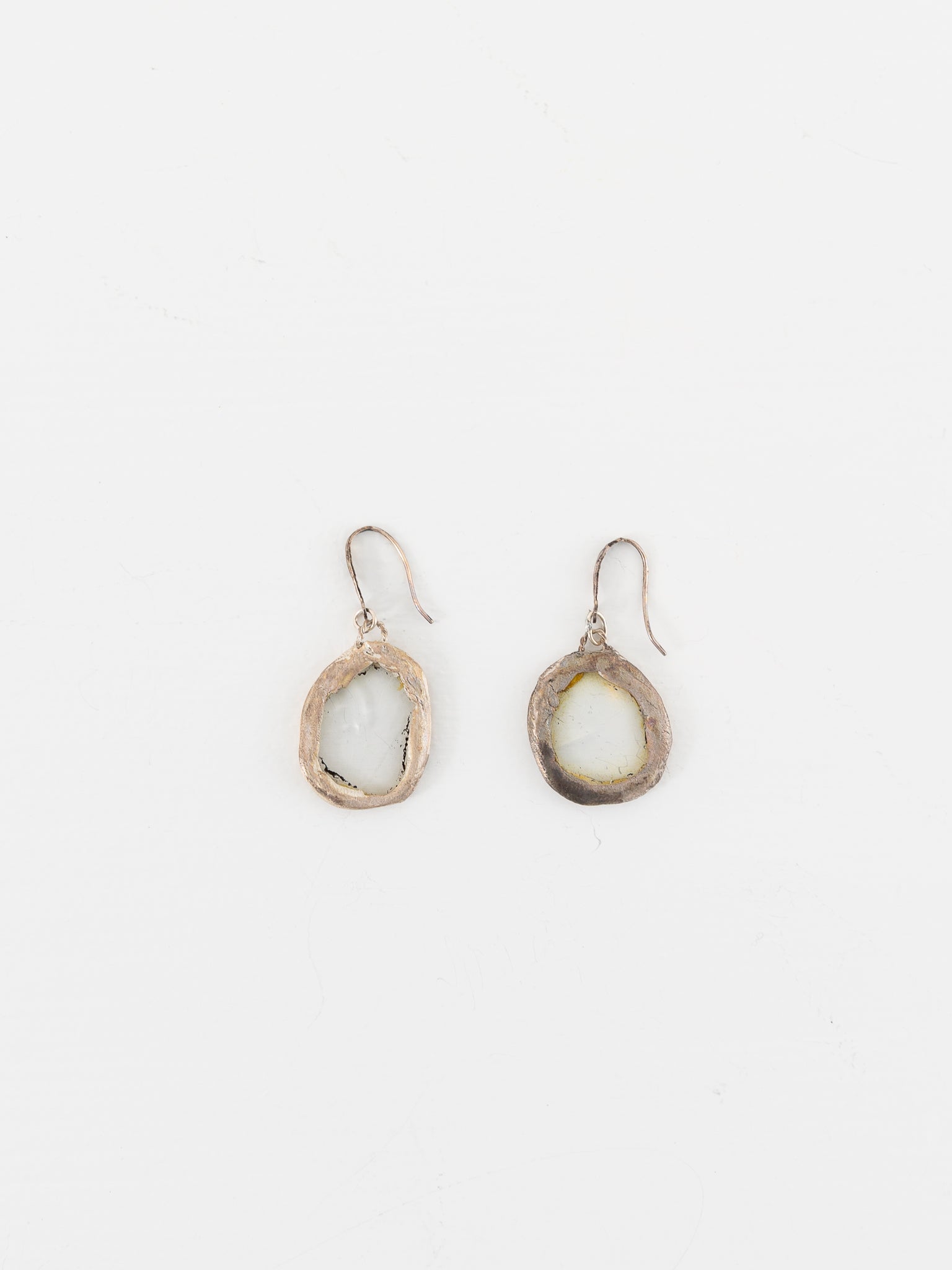 Atelier Inscrire Glass Round Earrings - ATELIER INSCRIRE at Worthwhile - shop EARRINGS