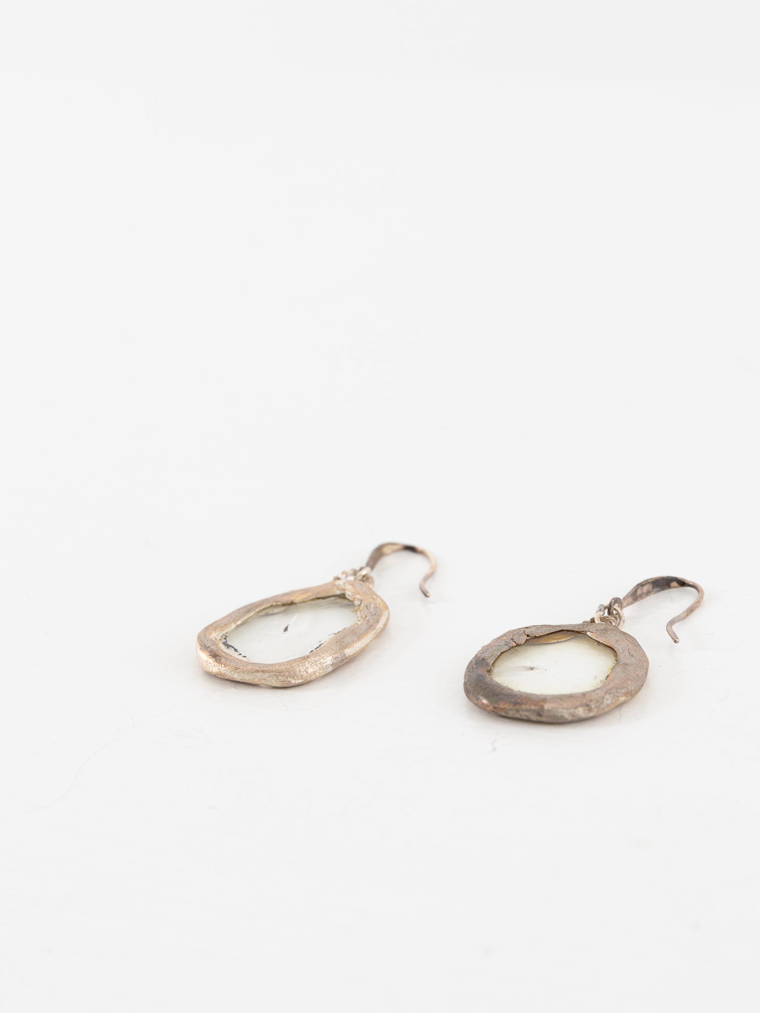 Atelier Inscrire Glass Round Earrings - ATELIER INSCRIRE at Worthwhile - shop EARRINGS