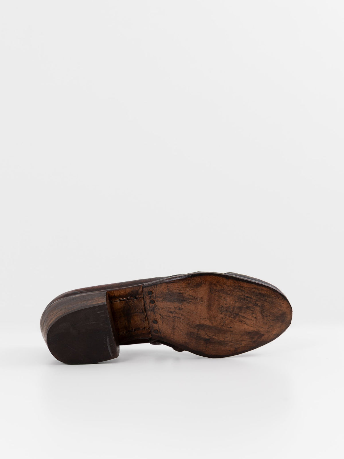 Atelier Inscrire Laurus Shoe in Antique Brown - ATELIER INSCRIRE at Worthwhile - shop SHOES