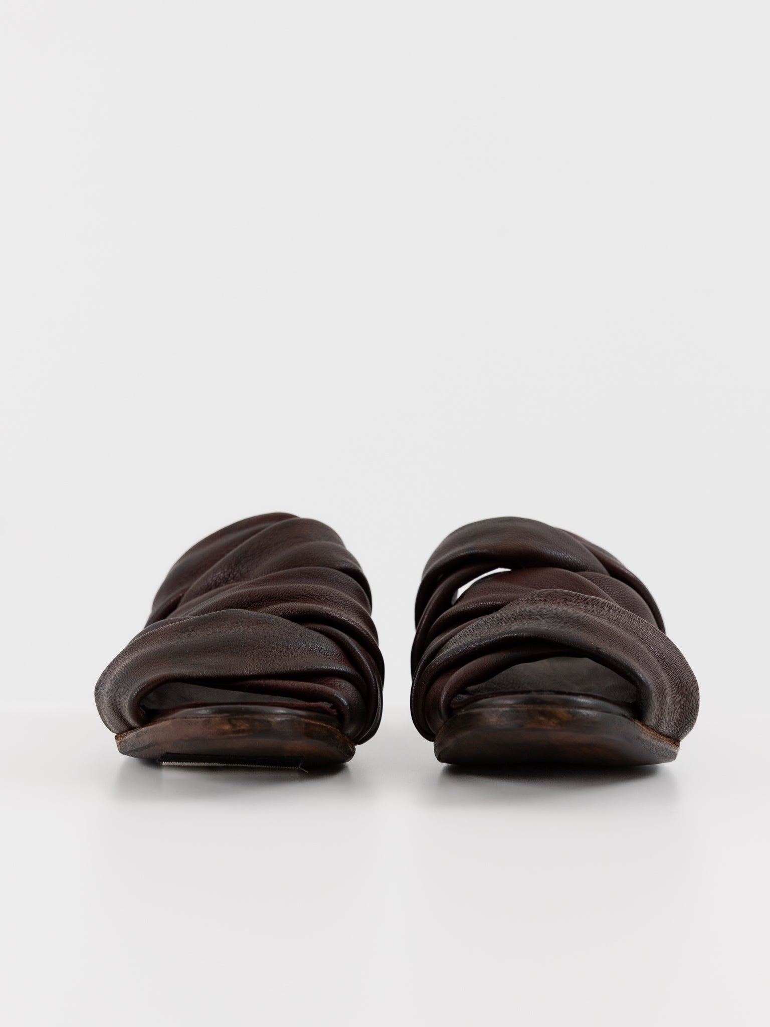 Atelier Inscrire Sarch Woven Shoe in Bordeaux - ATELIER INSCRIRE at Worthwhile - shop SHOES